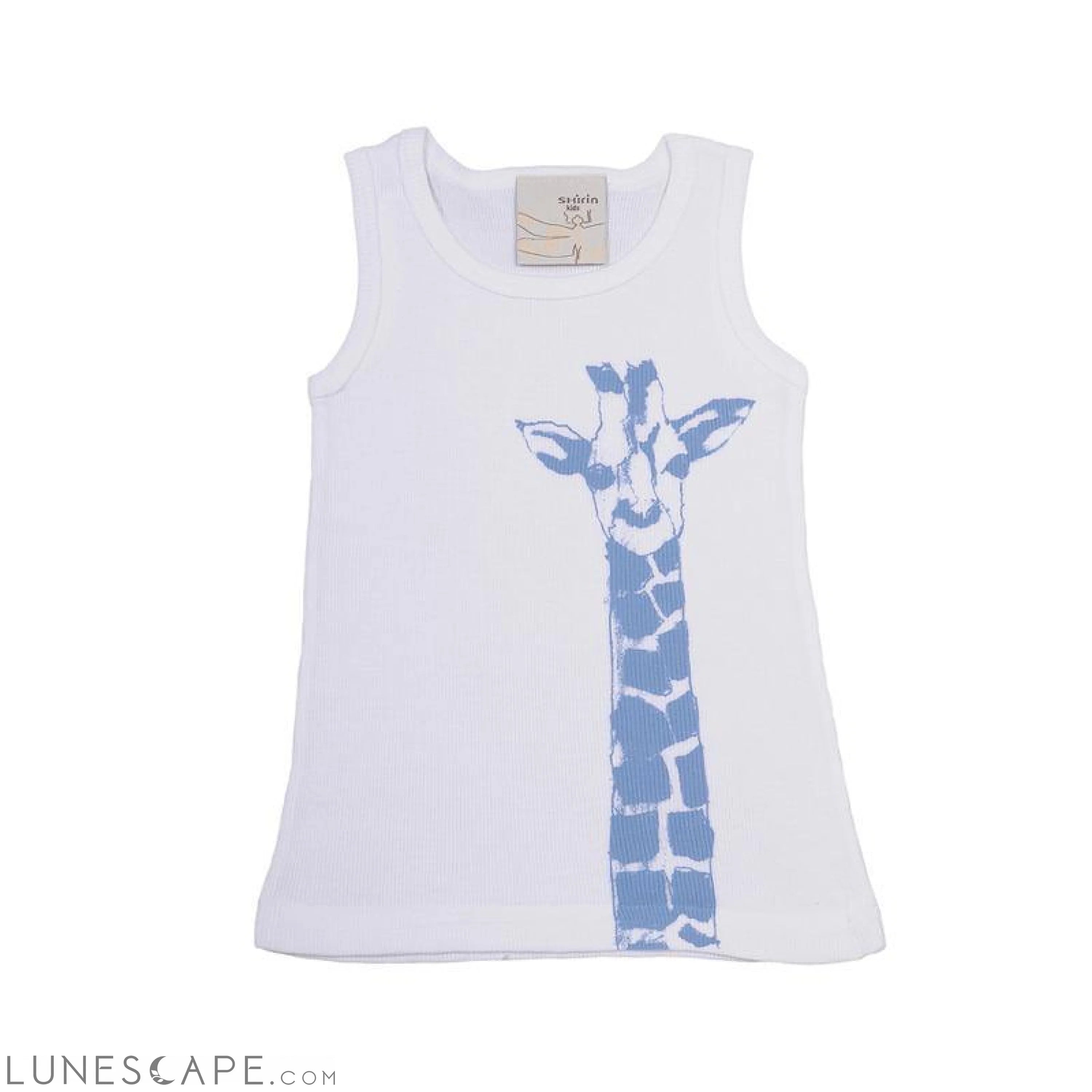 Organic Ribbed Tank - Giraffe LUNESCAPE