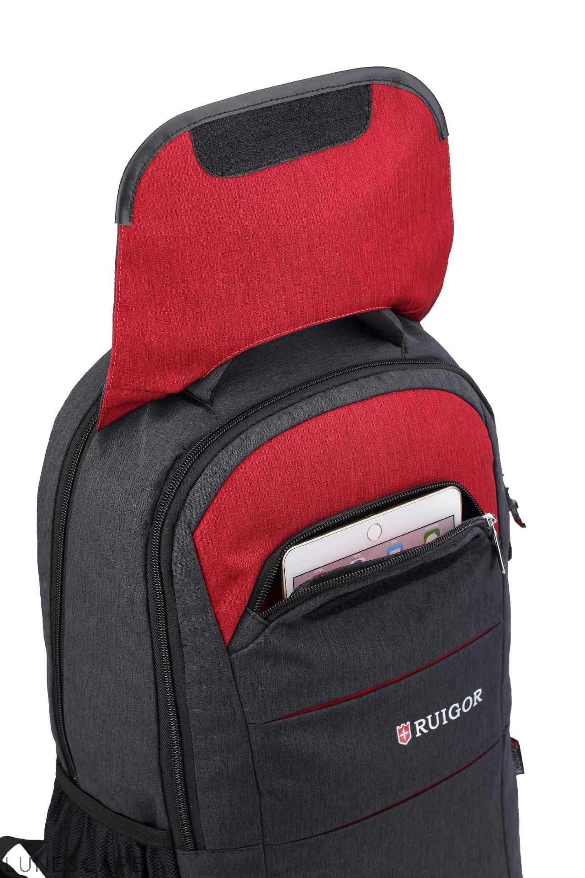 Organizer Laptop Backpack (Dark Grey) - RUIGOR LUNESCAPE