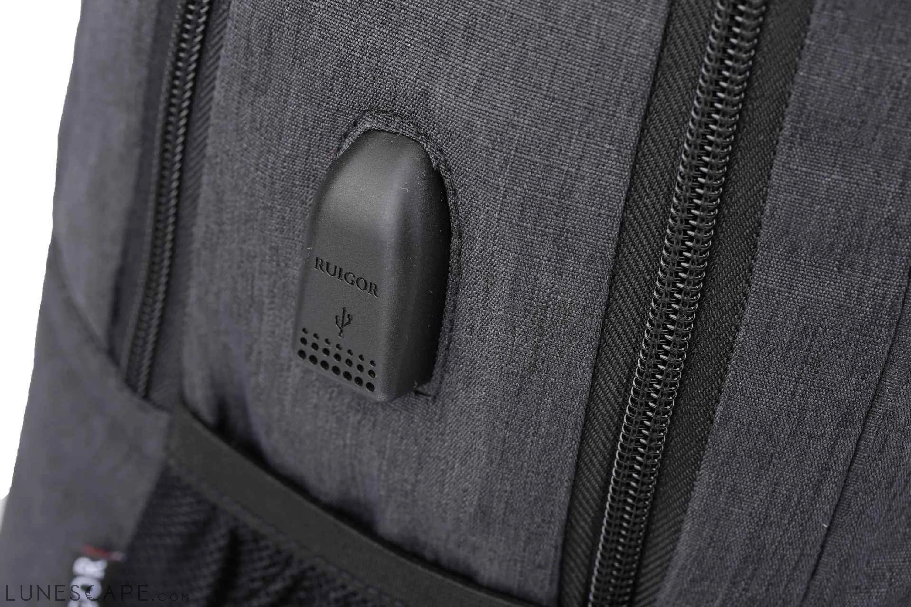 Organizer Laptop Backpack (Dark Grey) - RUIGOR LUNESCAPE