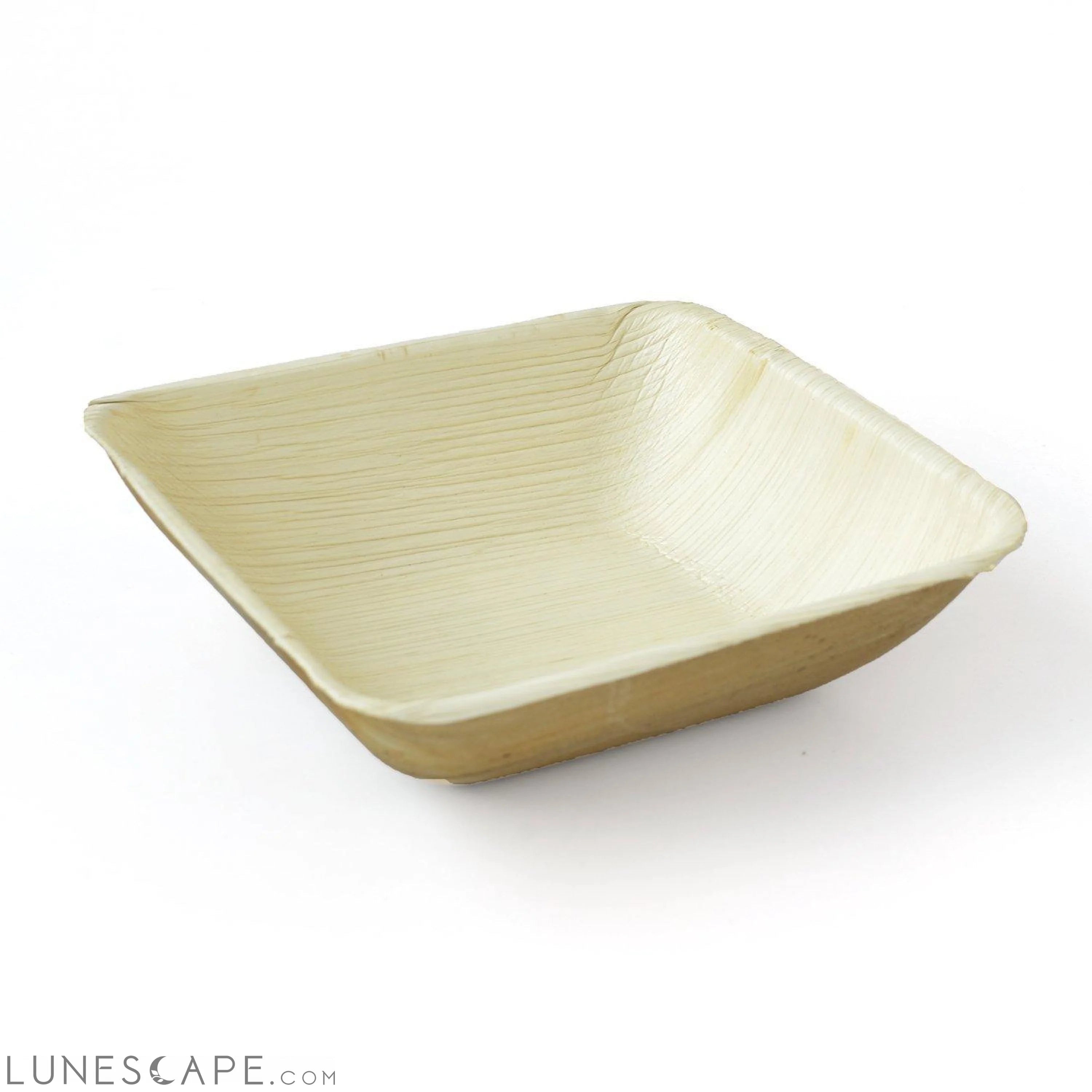 Palm Leaf Deep Square Bowls 5" Inch LUNESCAPE