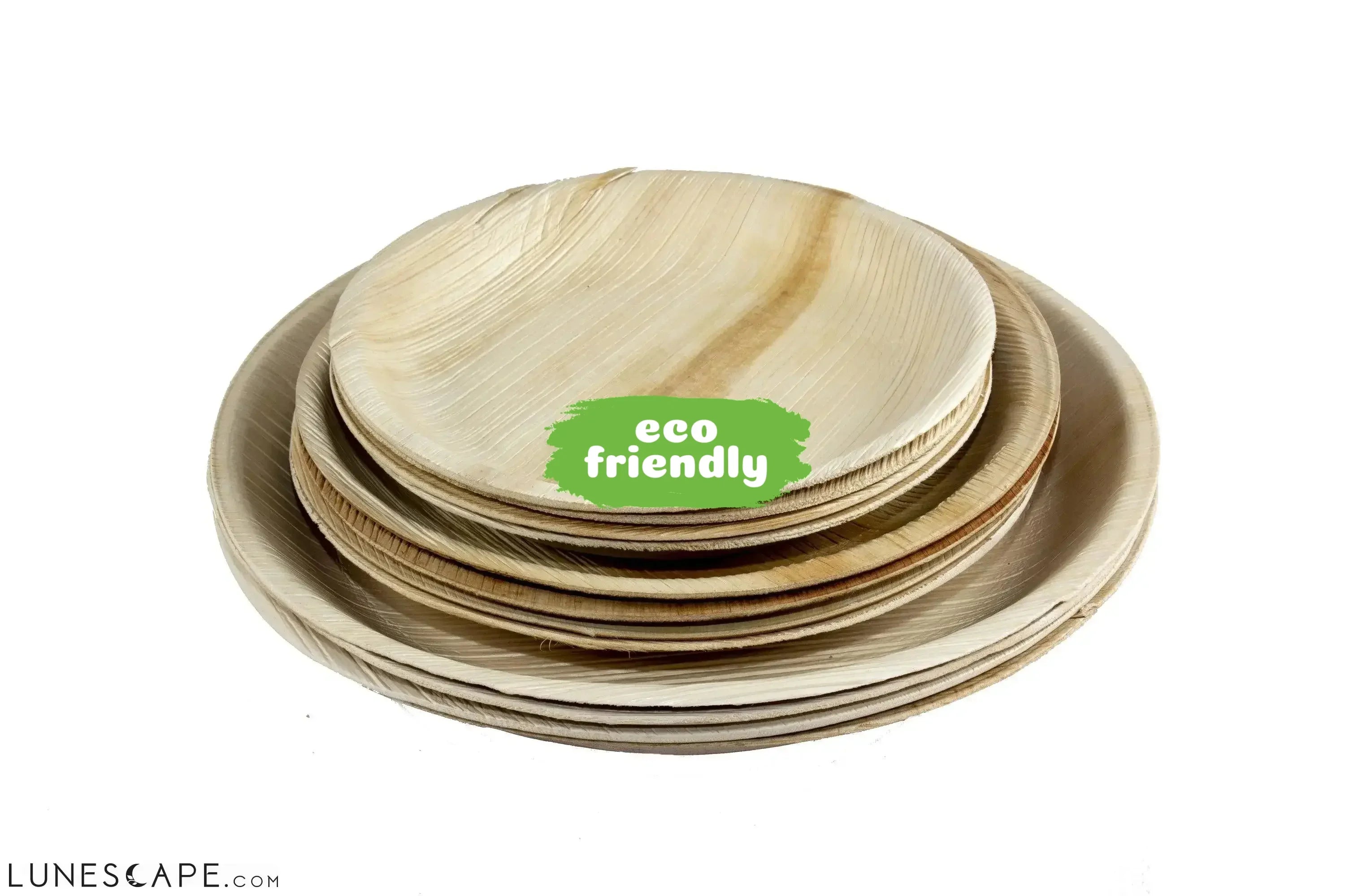 Palm Leaf Plates Round 7" Inch LUNESCAPE