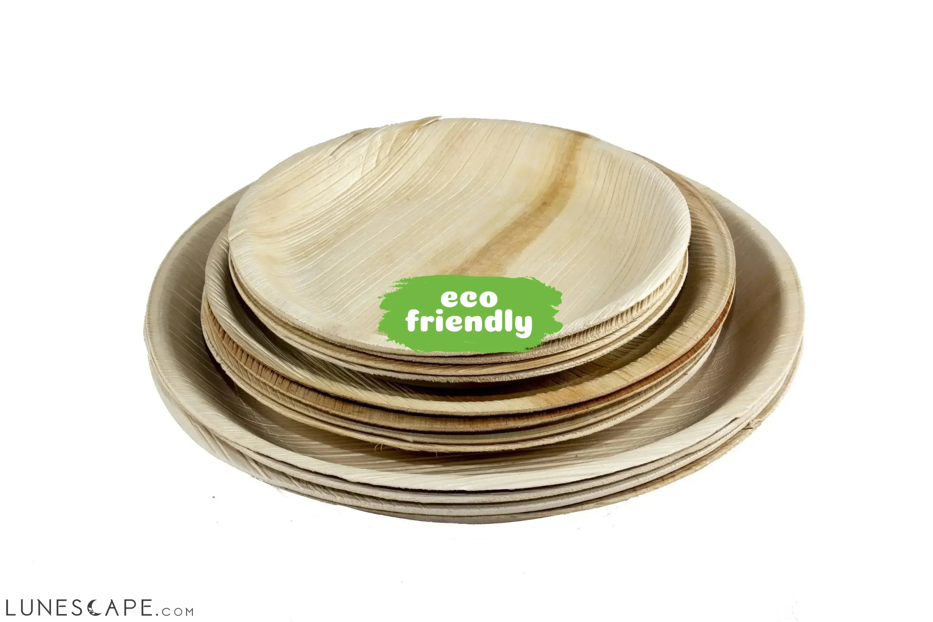 Palm Leaf Plates Round 8" Inch LUNESCAPE