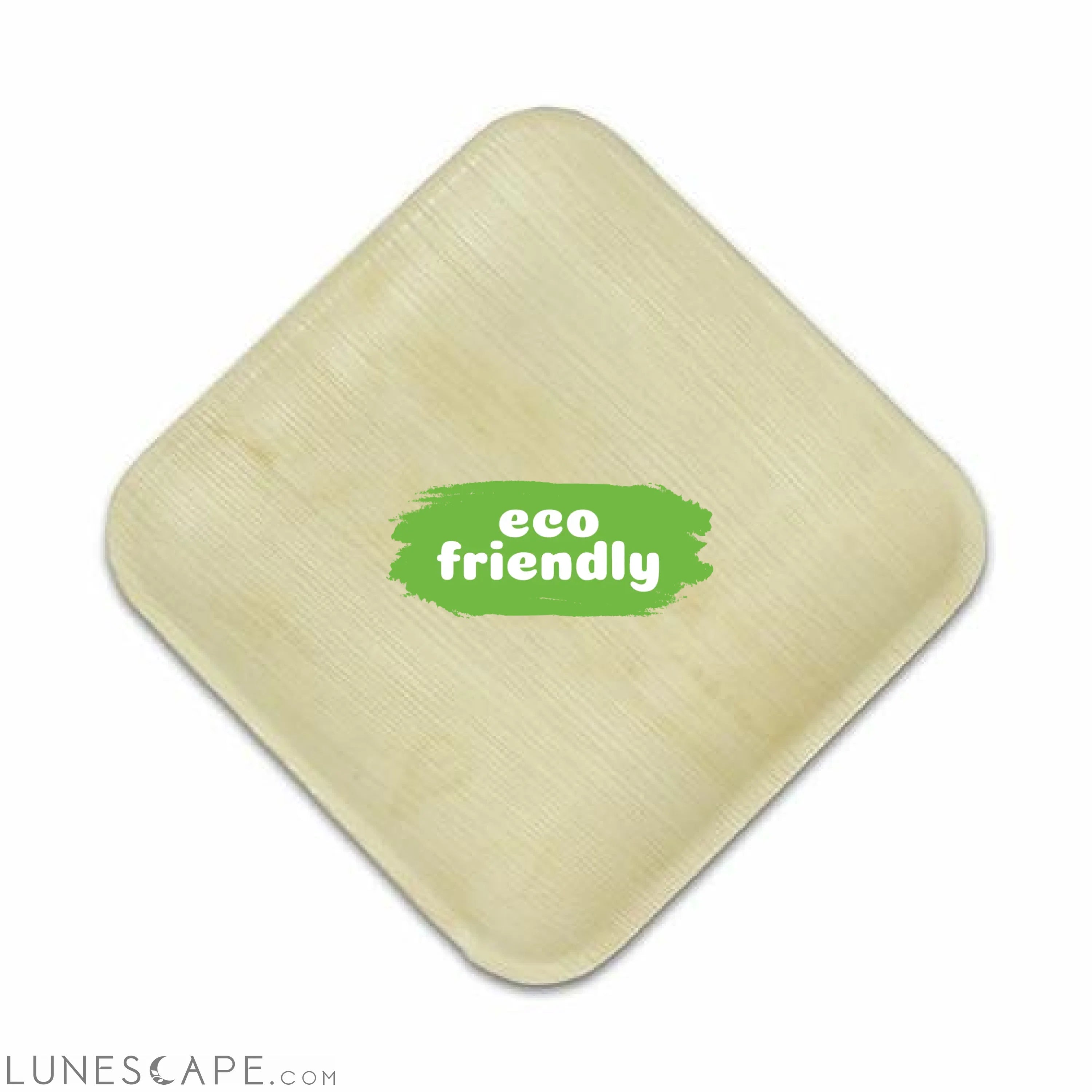 Palm Leaf Plates Square 8" Inch LUNESCAPE