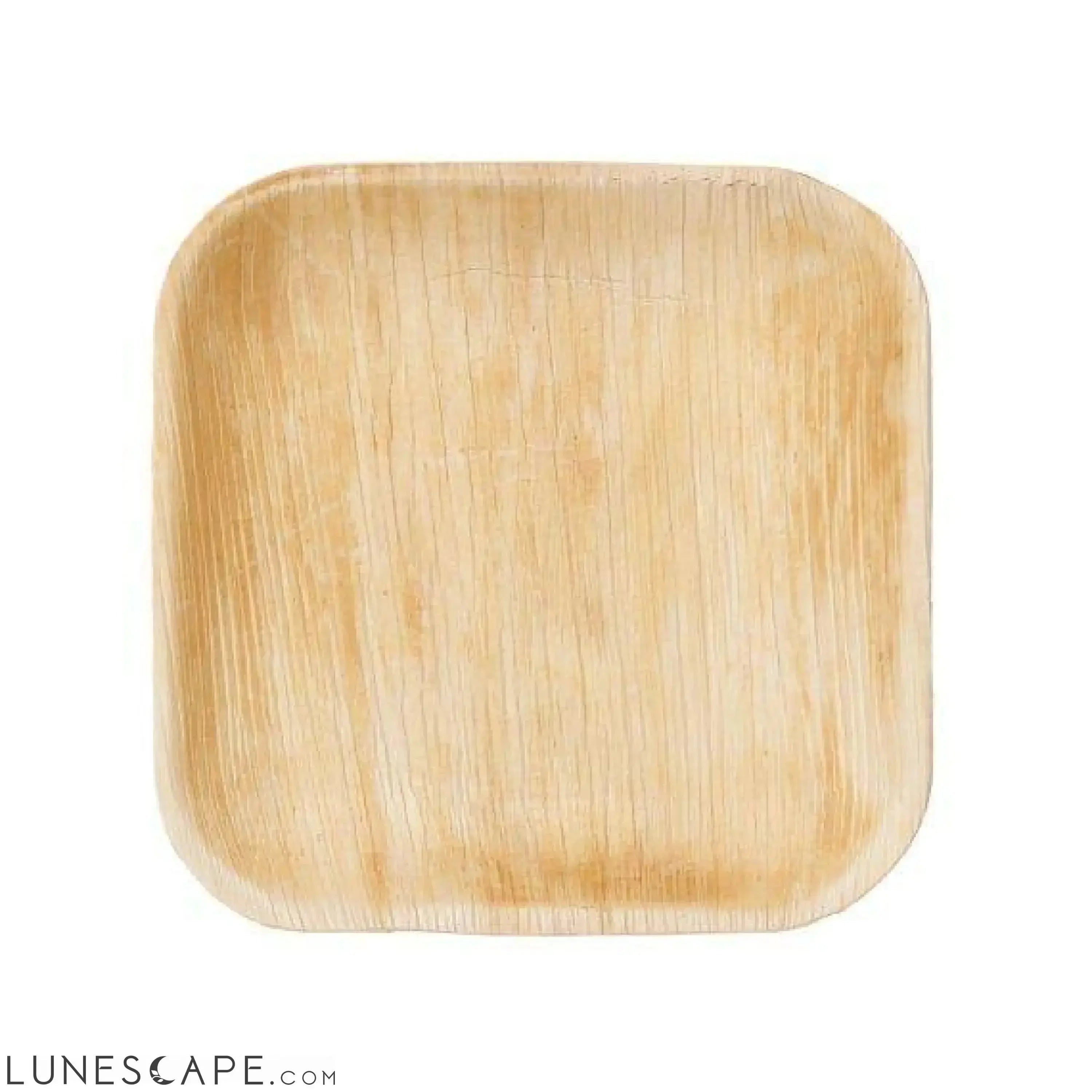 Palm Leaf Square Plates 6" Inch LUNESCAPE