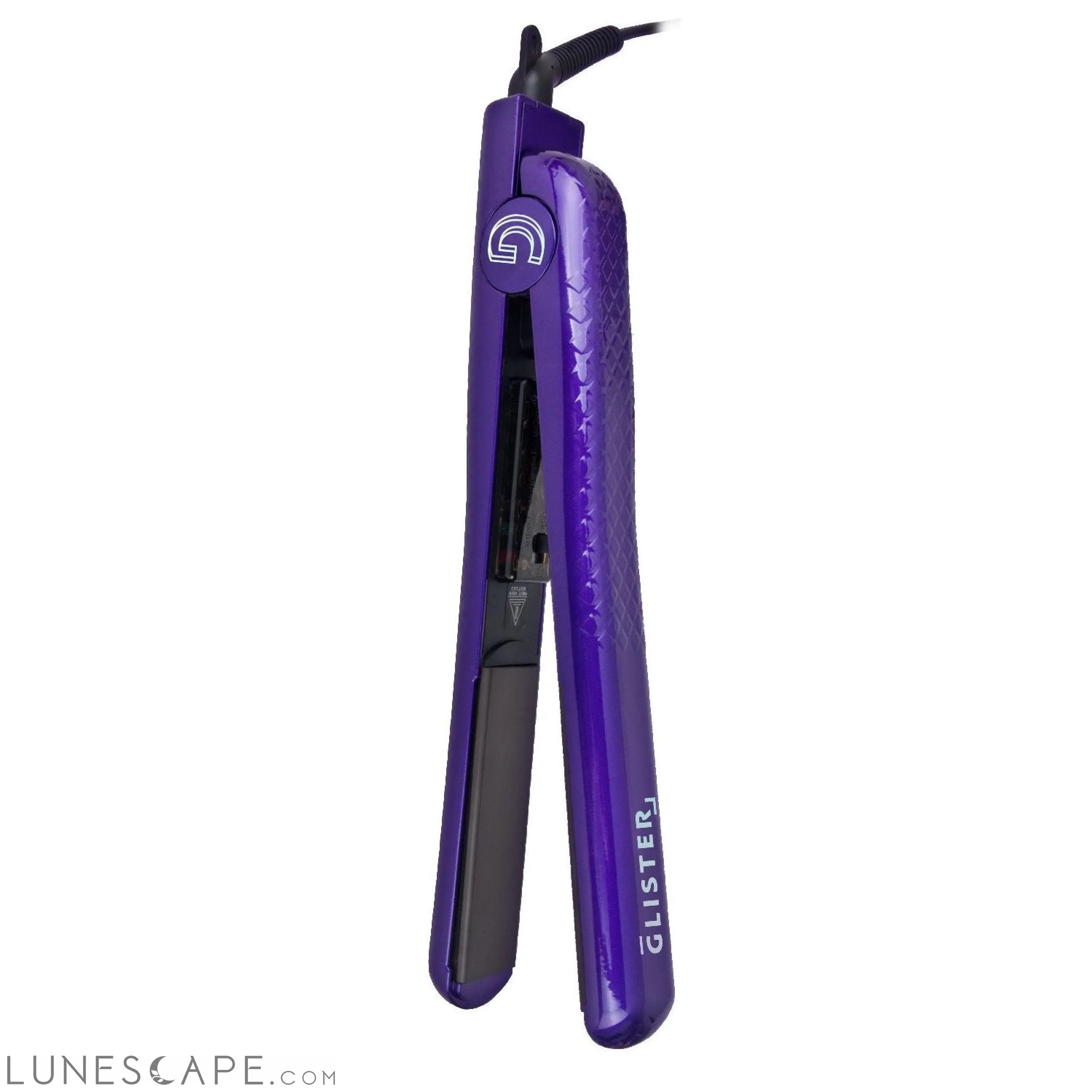 Paradise Flat Iron with Tourmaline Gemstone Infusion - Ultraviolet LUNESCAPE