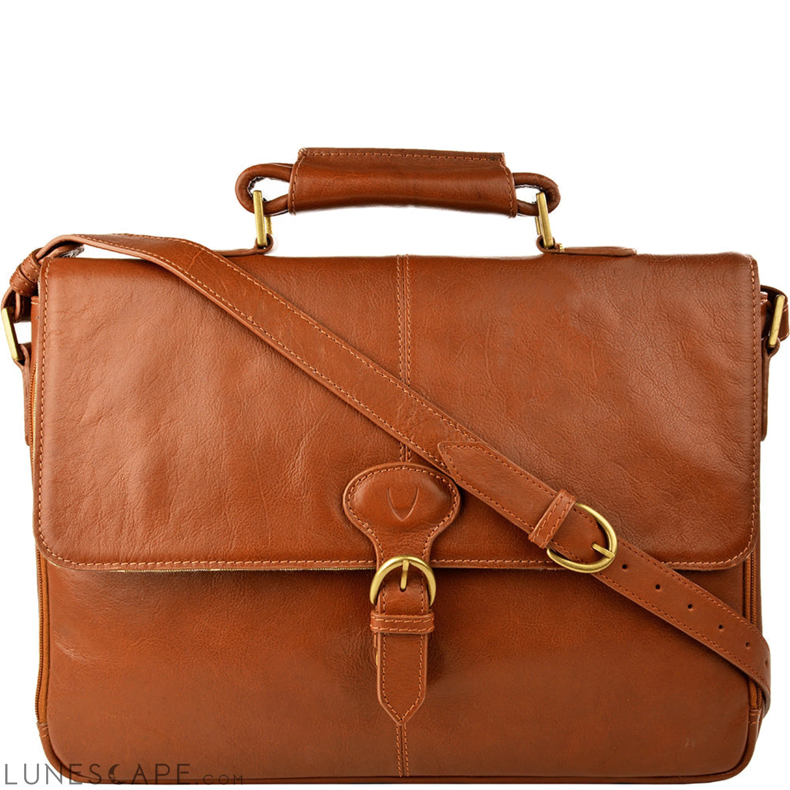 Parker Leather Medium Briefcase LUNESCAPE