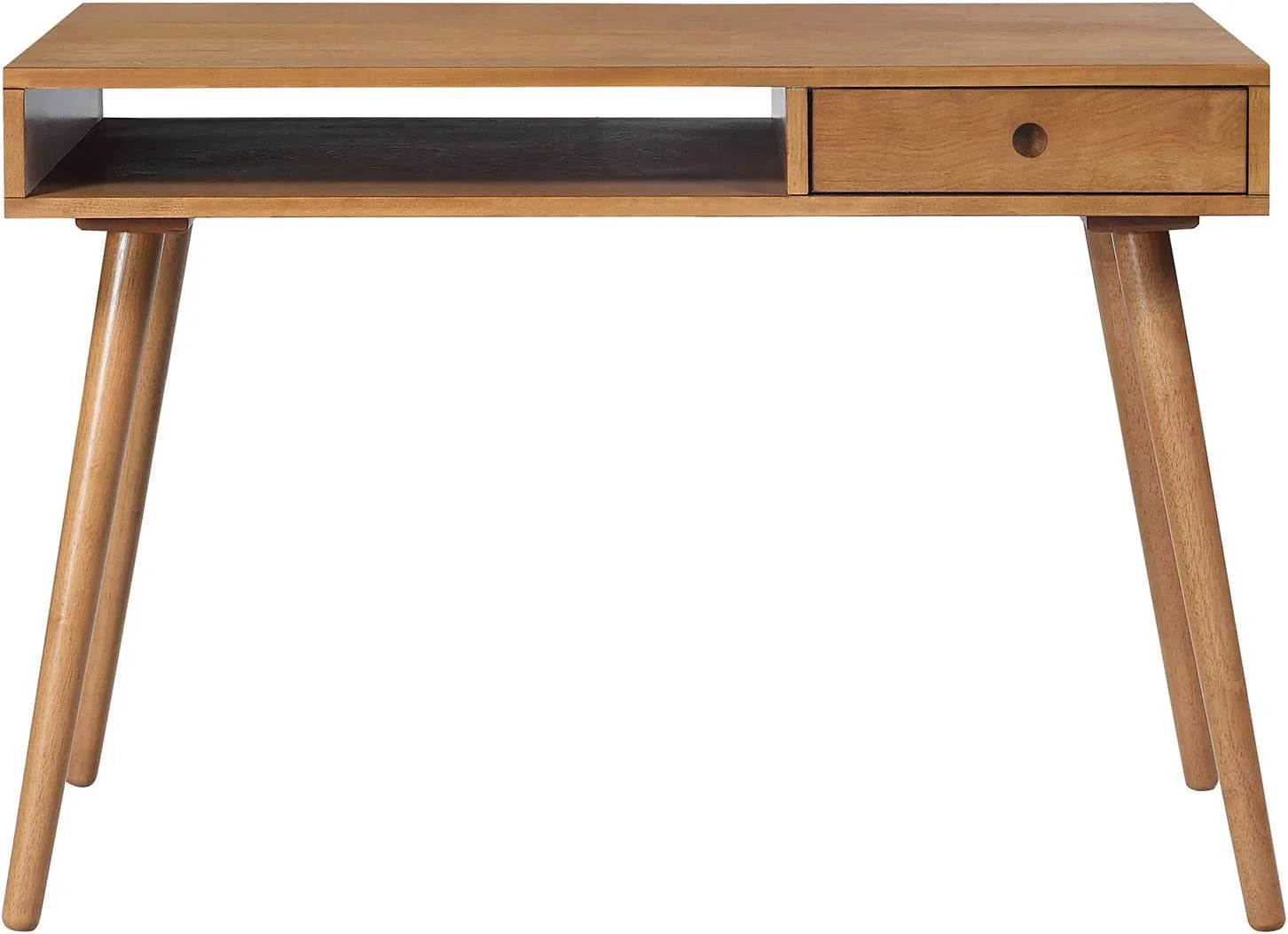 Parker Modern Home Office Writing, Computer or Laptop Desk with Open LUNESCAPE