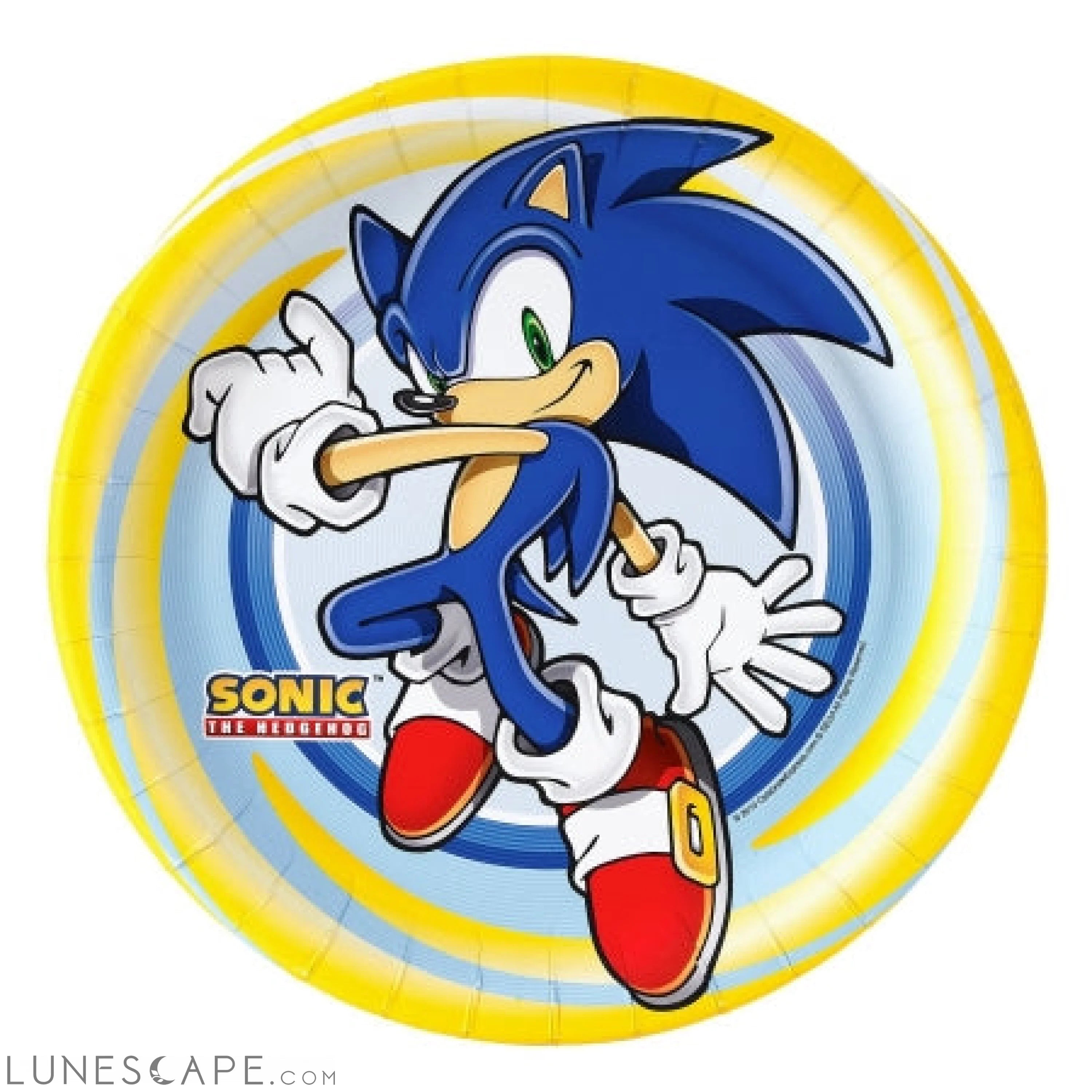 Party Destination 234456 Sonic the Hedgehog Dinner Plates LUNESCAPE