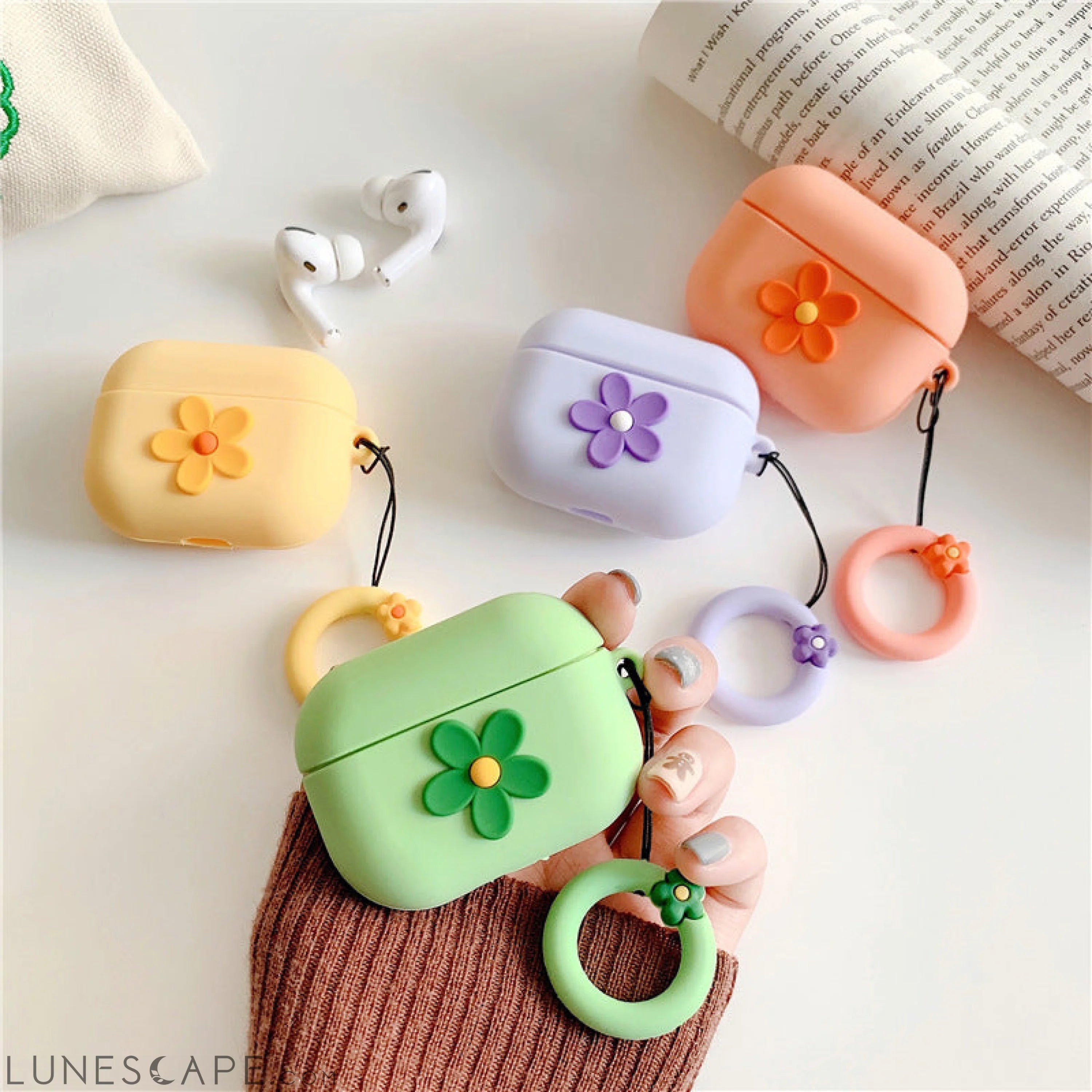 Pastel Flower Candy AirPods Case LUNESCAPE