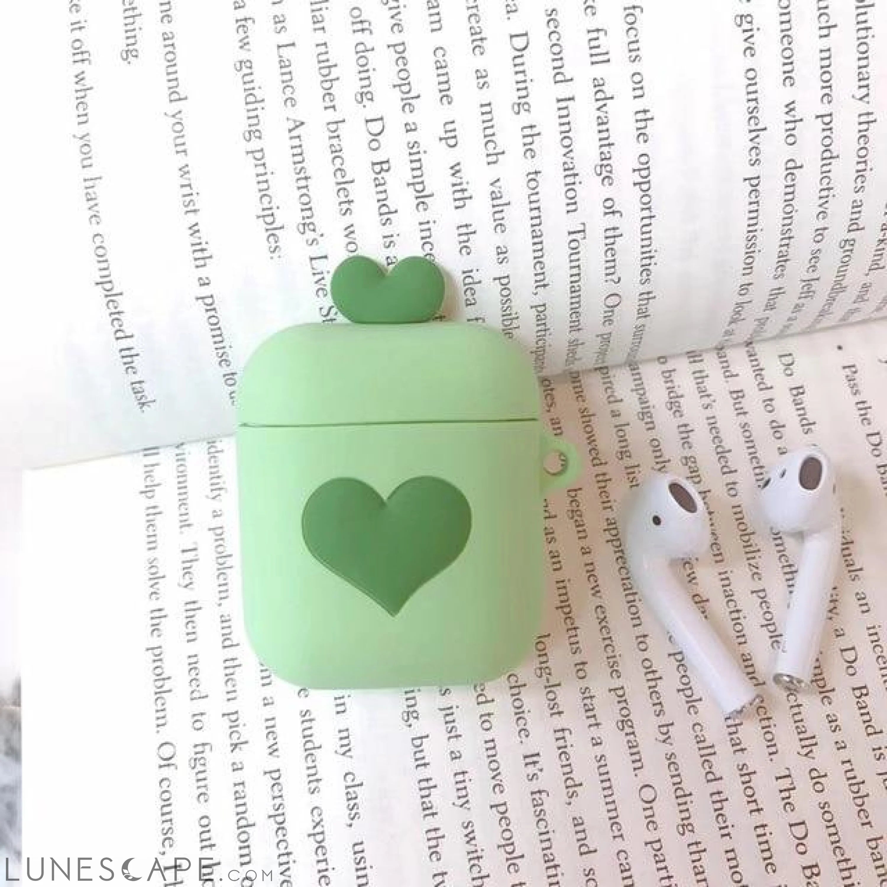 Pastel Heart AirPods Case LUNESCAPE
