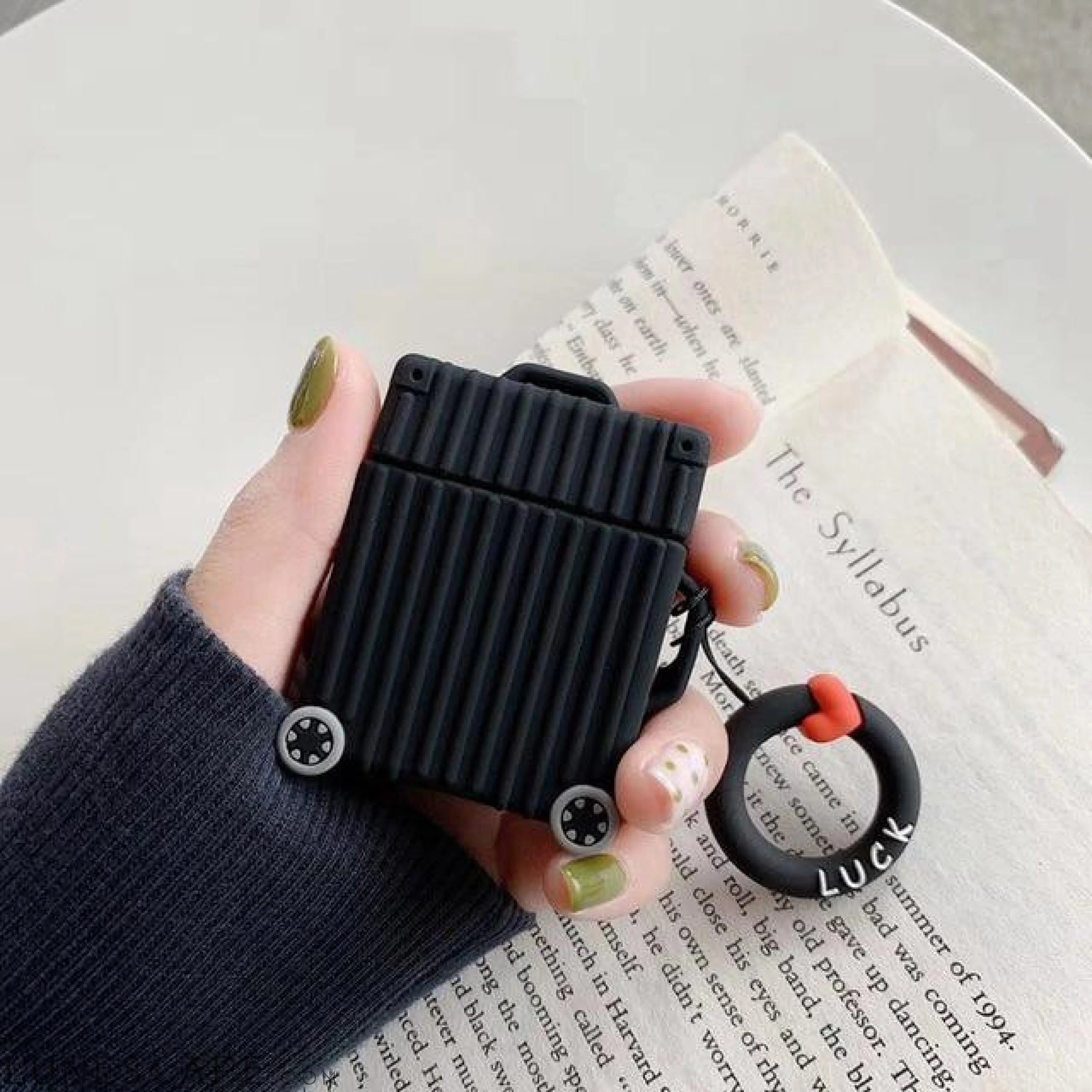Pastel Travel Trunk AirPods Case LUNESCAPE