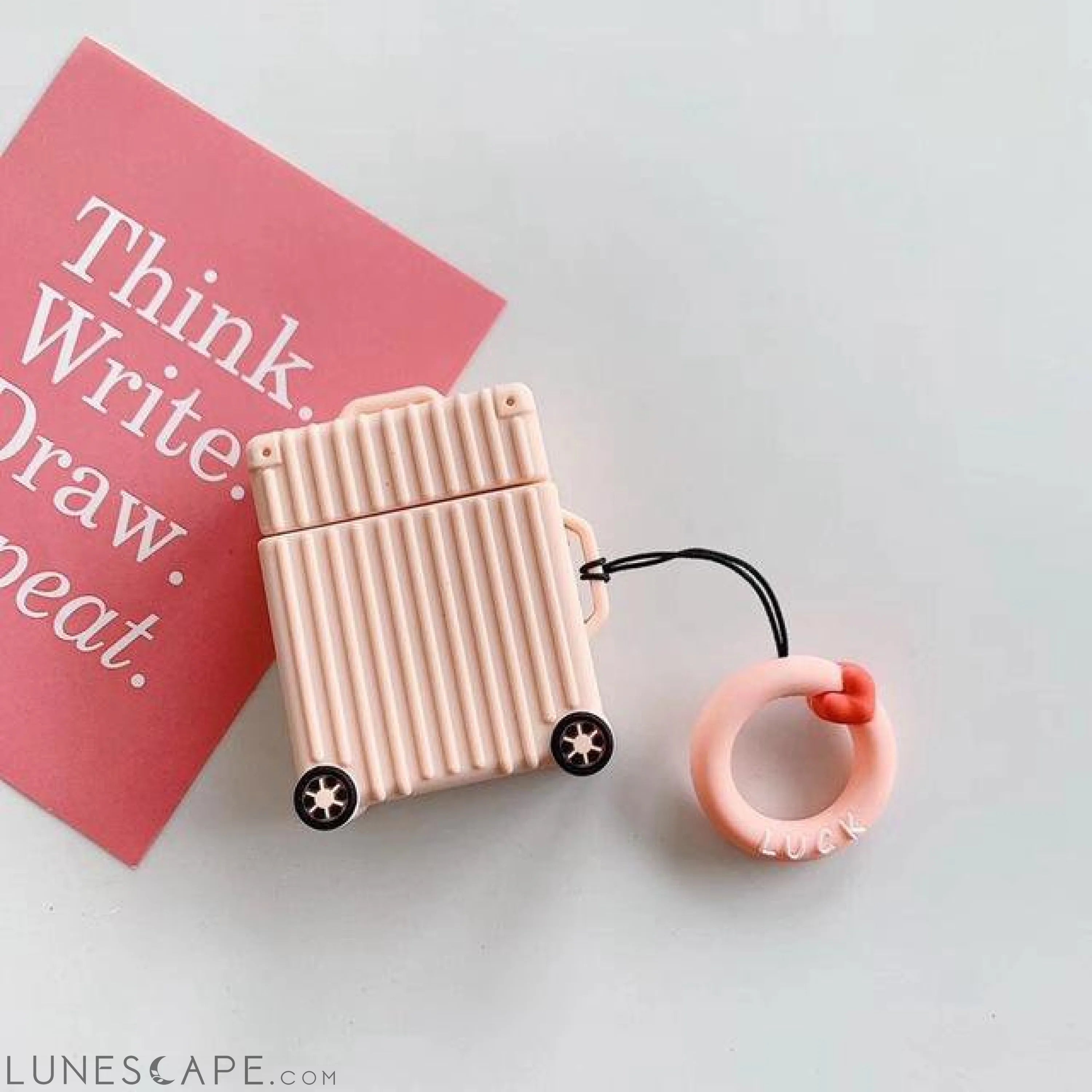 Pastel Travel Trunk AirPods Case LUNESCAPE