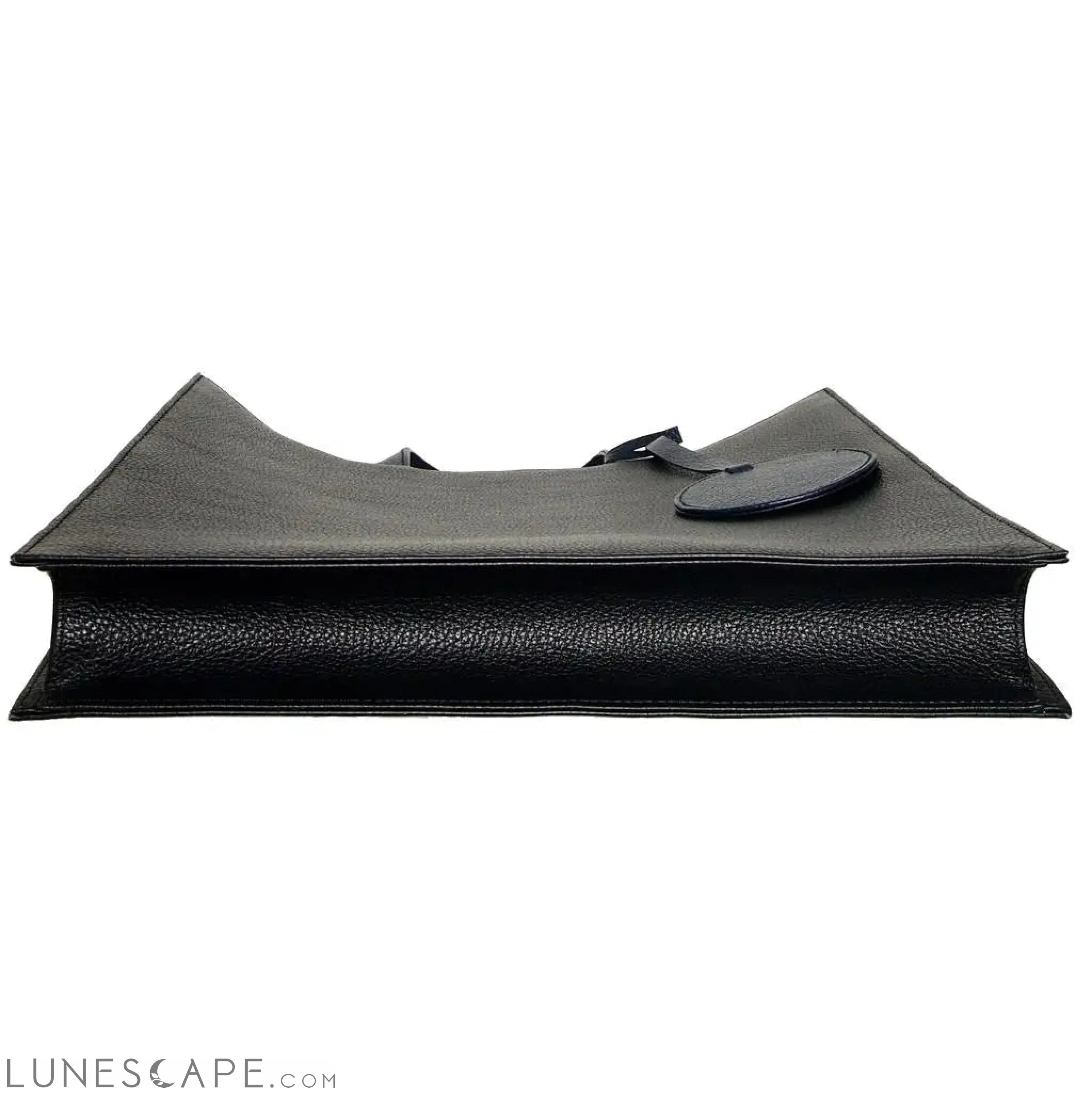 Pebbled Leather Carry-All (Black) LUNESCAPE