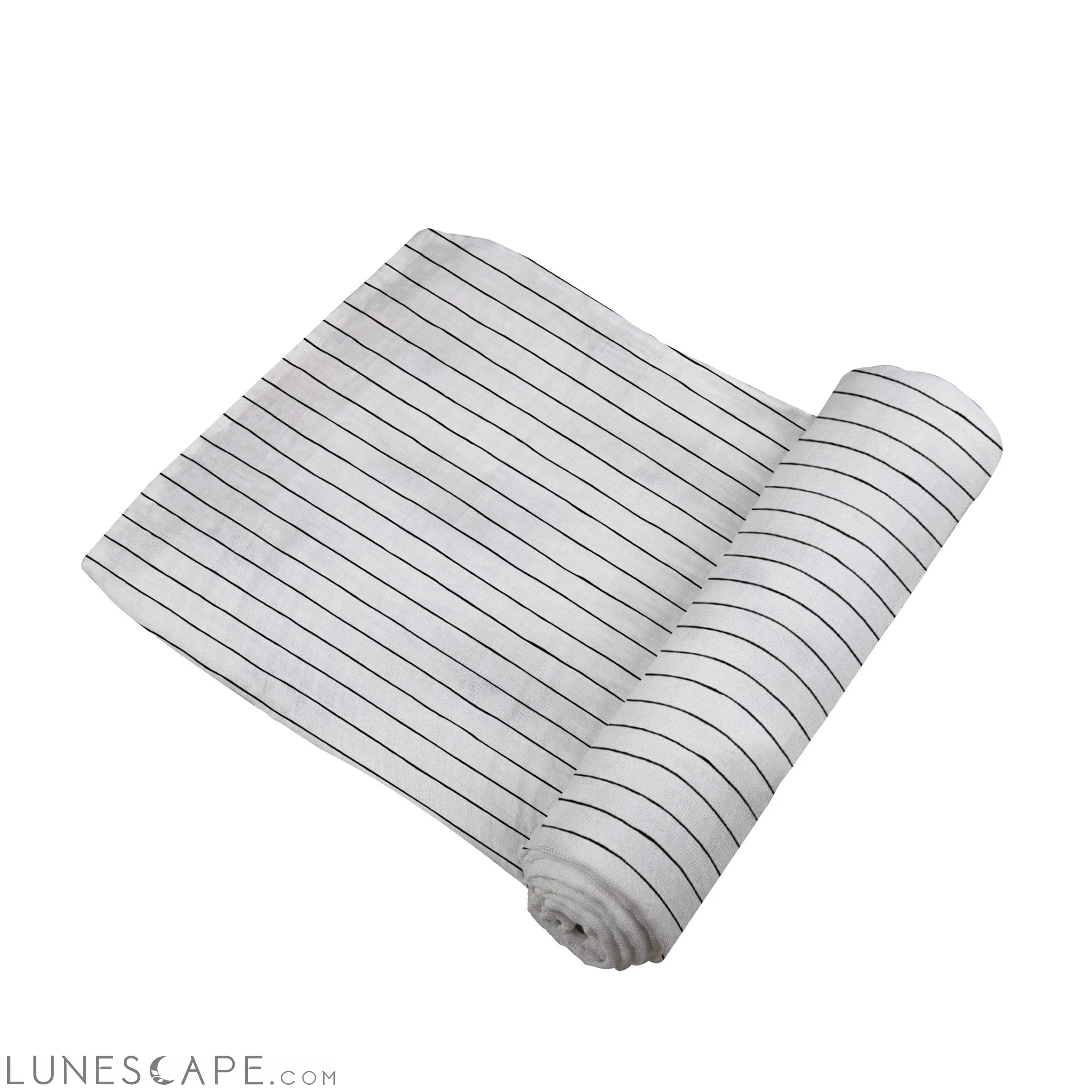 Pencil Stripe Bamboo Swaddle LUNESCAPE