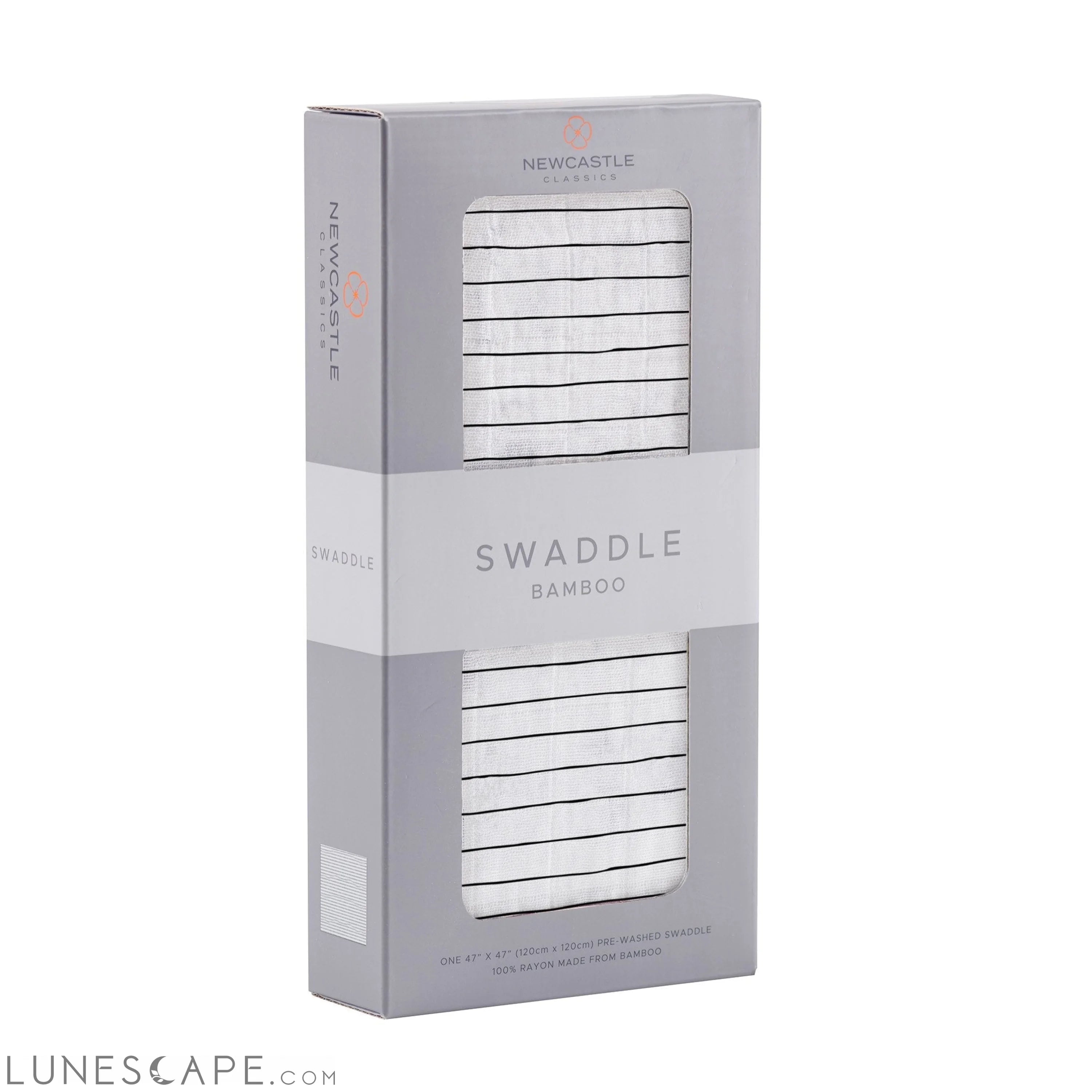 Pencil Stripe Bamboo Swaddle LUNESCAPE