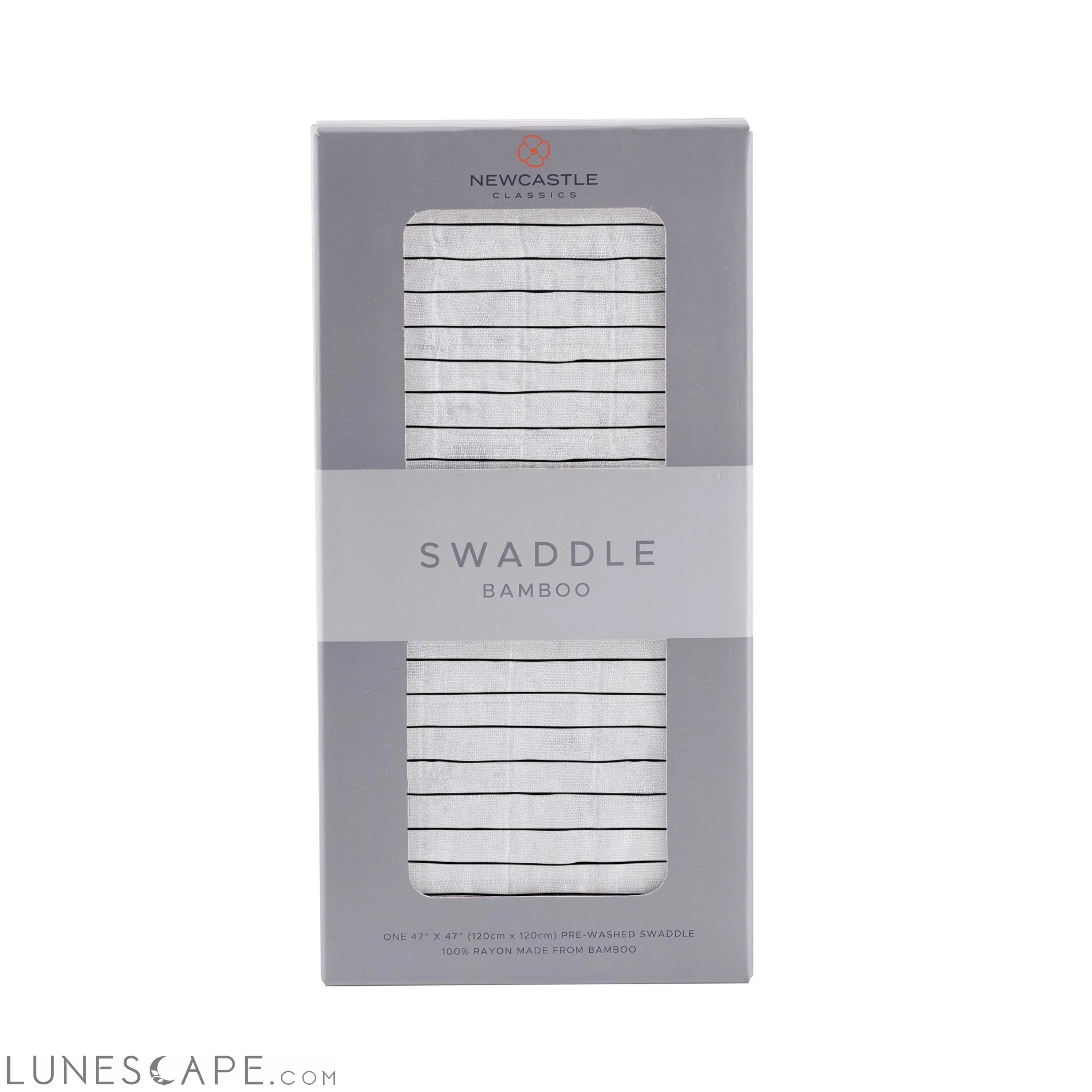 Pencil Stripe Bamboo Swaddle LUNESCAPE