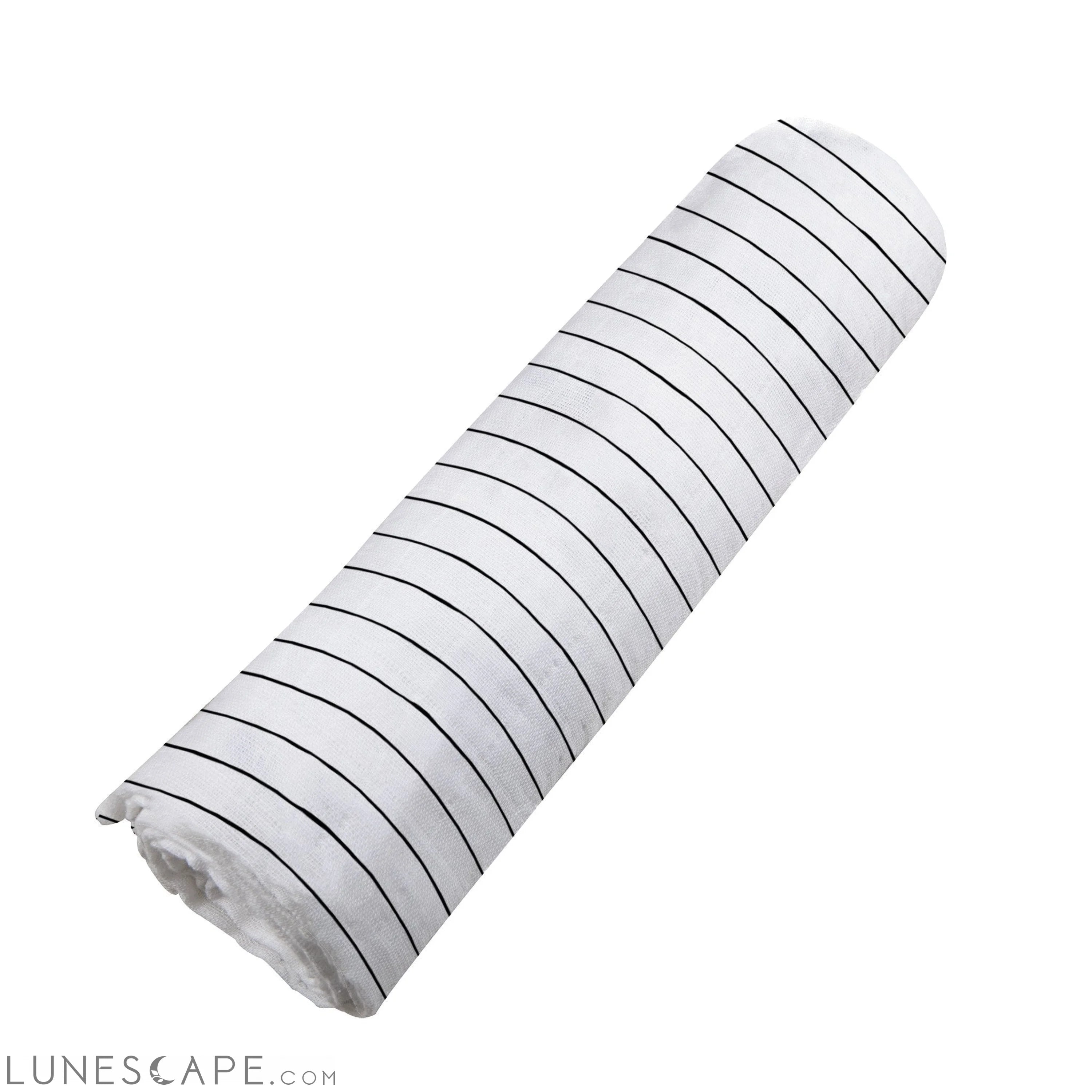 Pencil Stripe Bamboo Swaddle LUNESCAPE