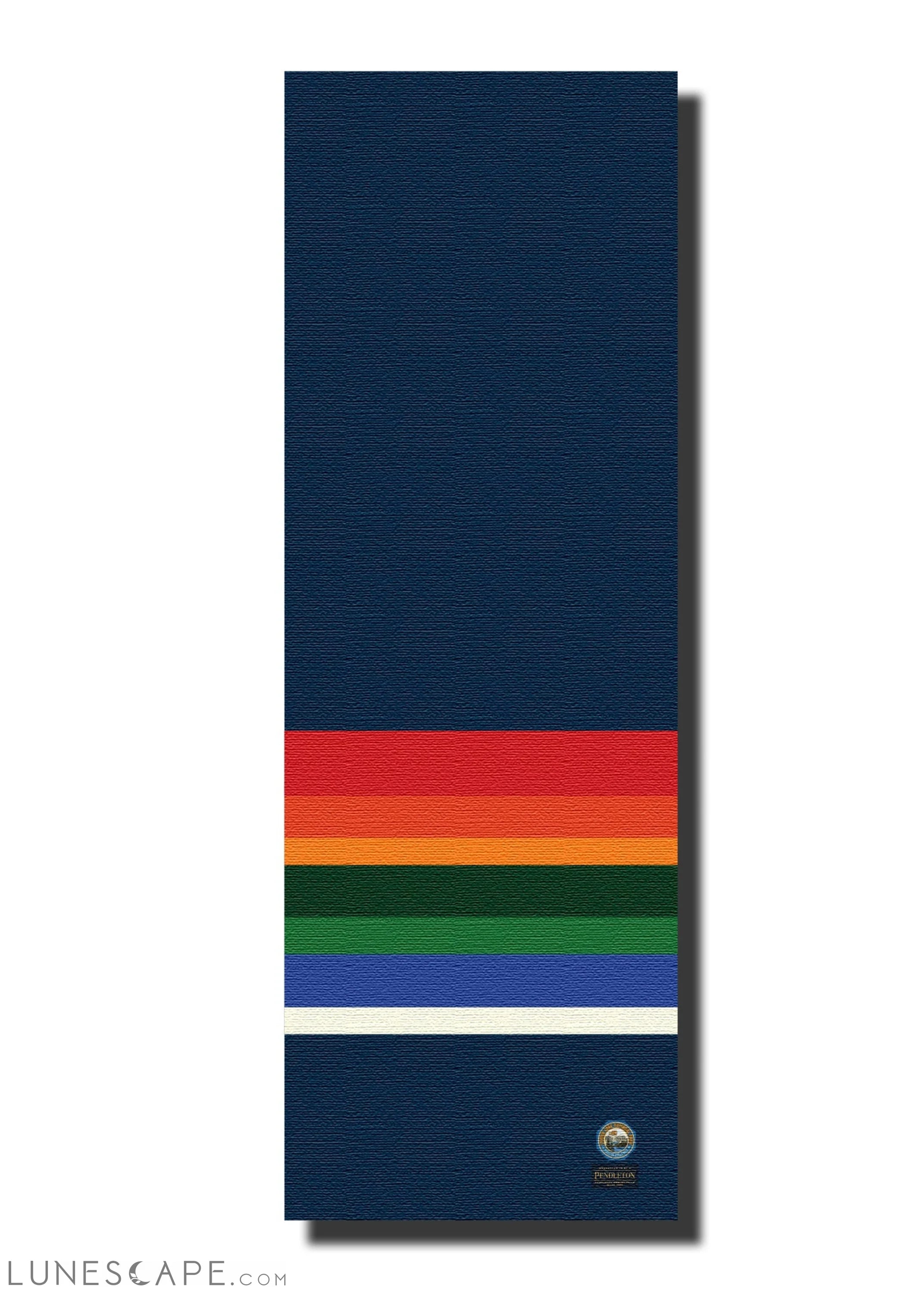 Pendleton X Yune Yoga Crater Lake Blue Yoga Mat LUNESCAPE