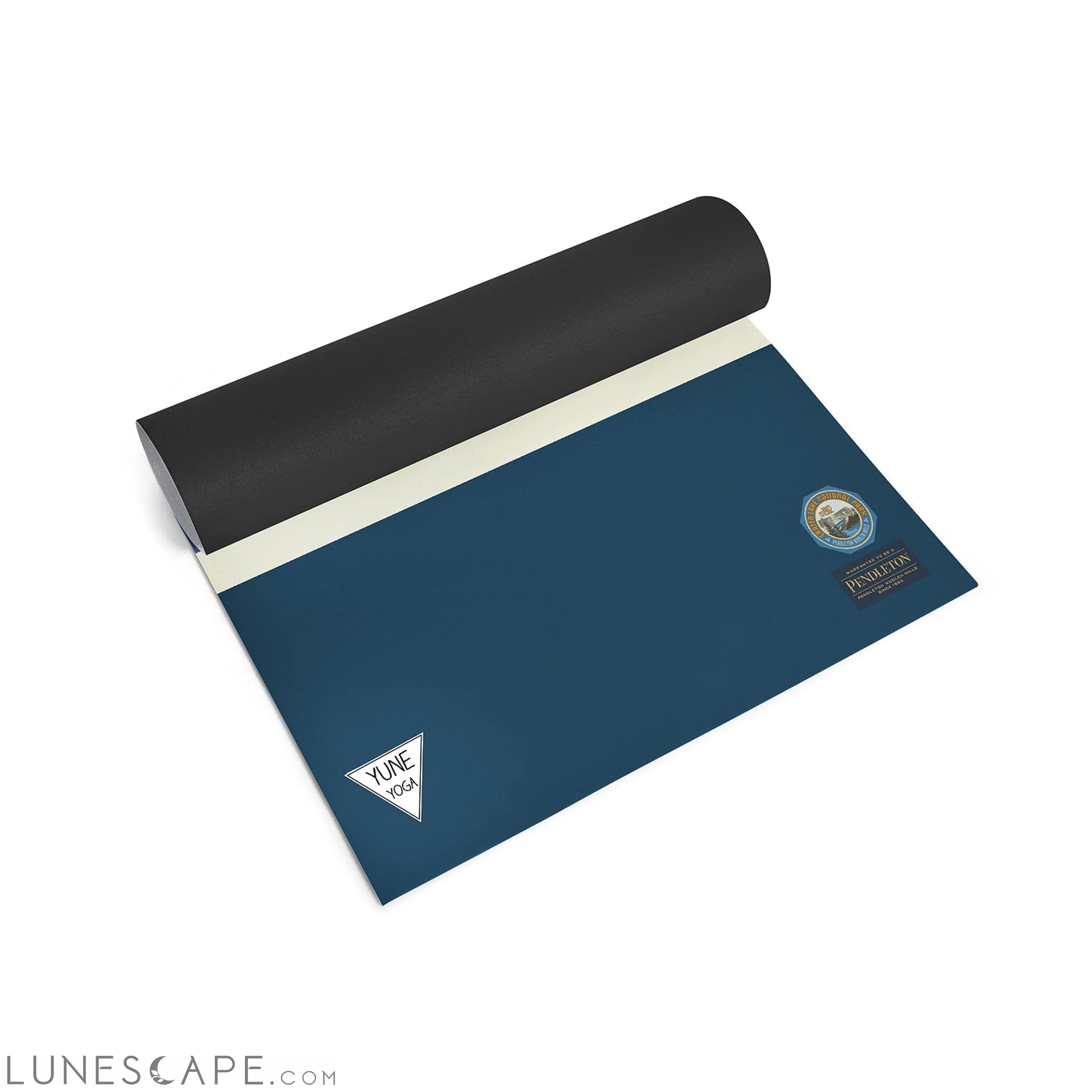 Pendleton X Yune Yoga Crater Lake Blue Yoga Mat LUNESCAPE
