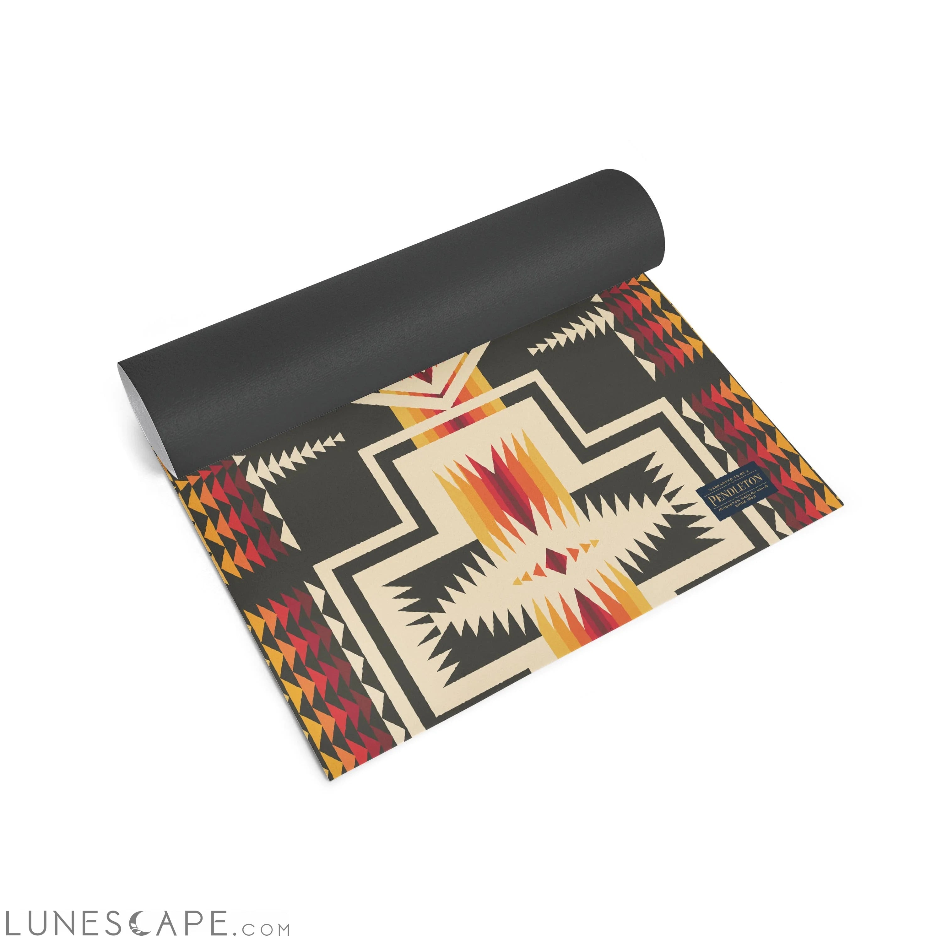 Pendleton X Yune Yoga Mat Harding Black 5mm LUNESCAPE