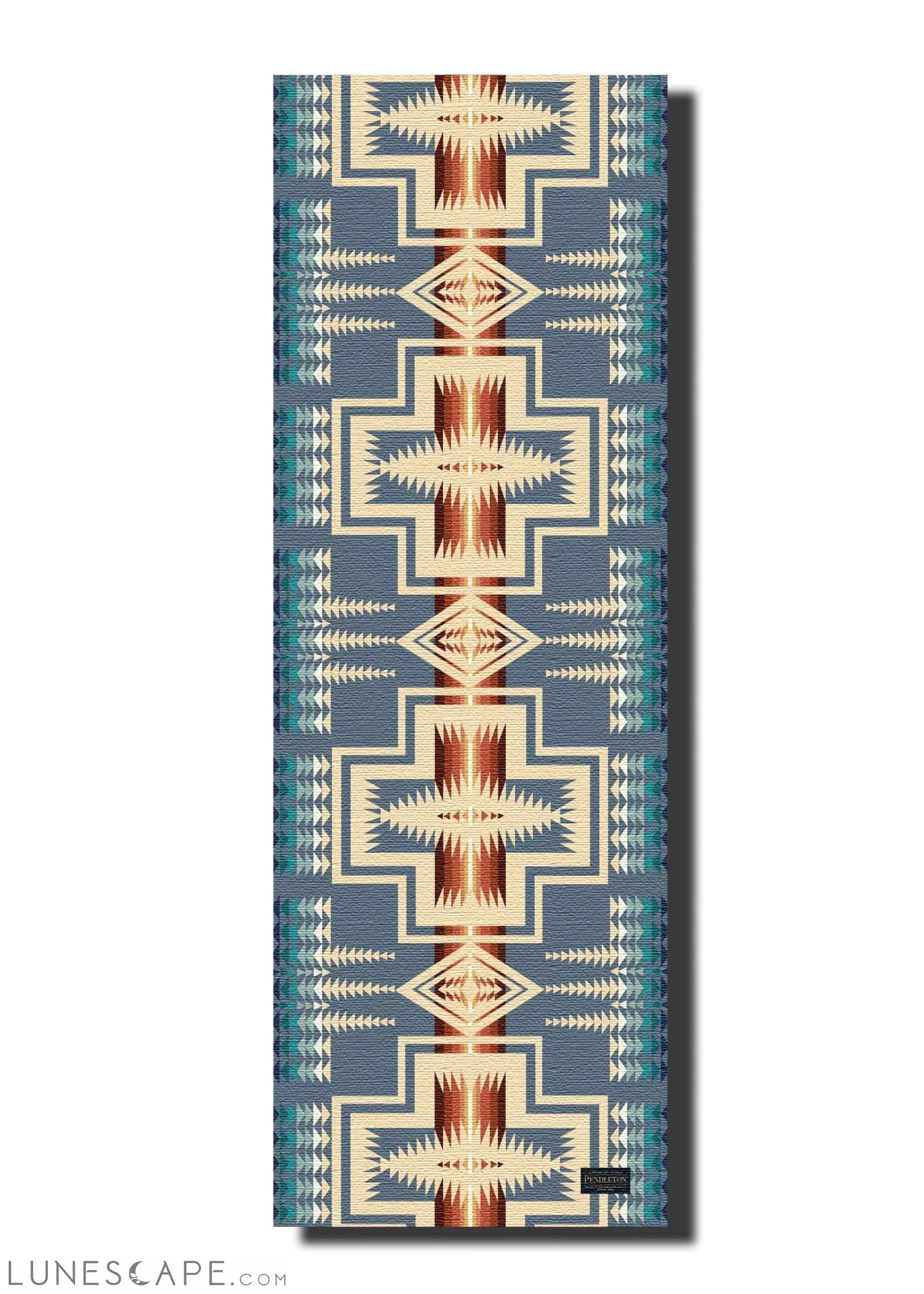 Pendleton X Yune Yoga Mat Harding Grey 5mm LUNESCAPE