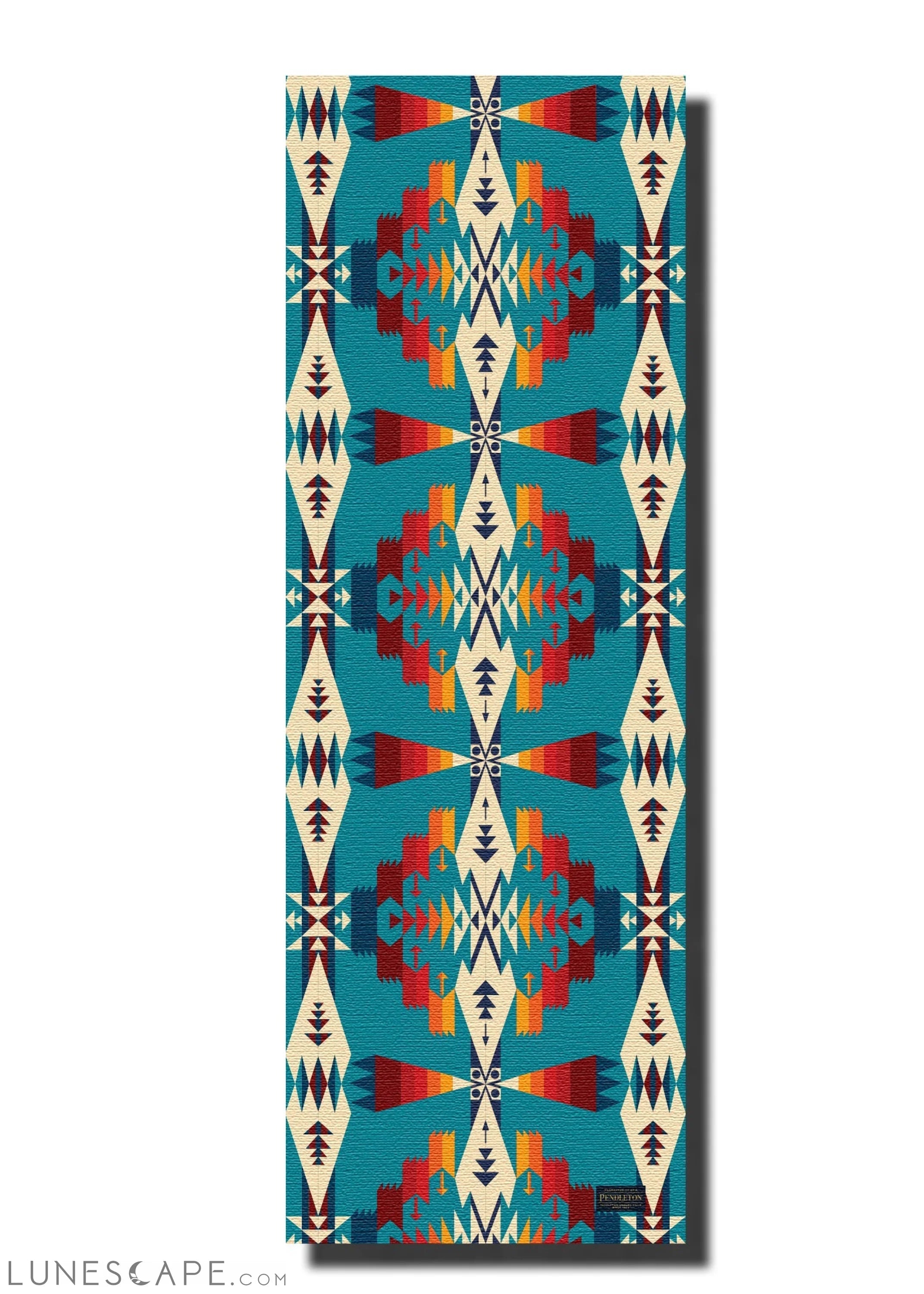 Pendleton X Yune Yoga Tucson Turquoise Mat 5mm LUNESCAPE