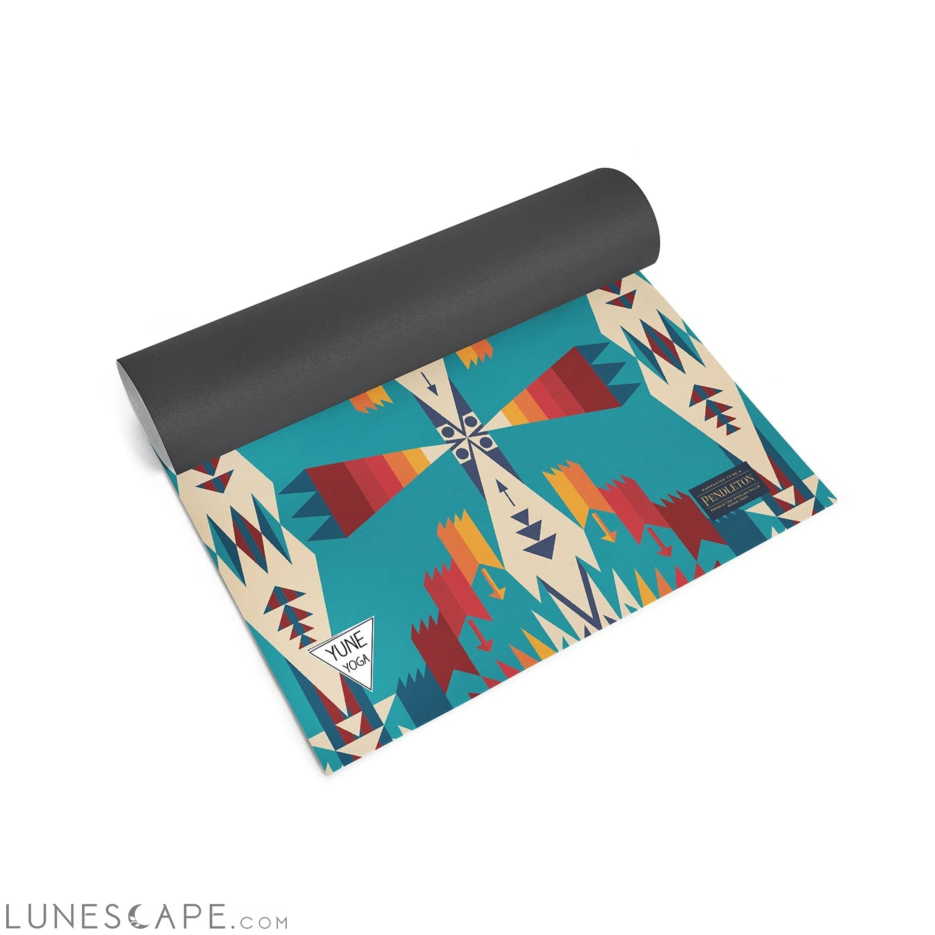 Pendleton X Yune Yoga Tucson Turquoise Mat 5mm LUNESCAPE