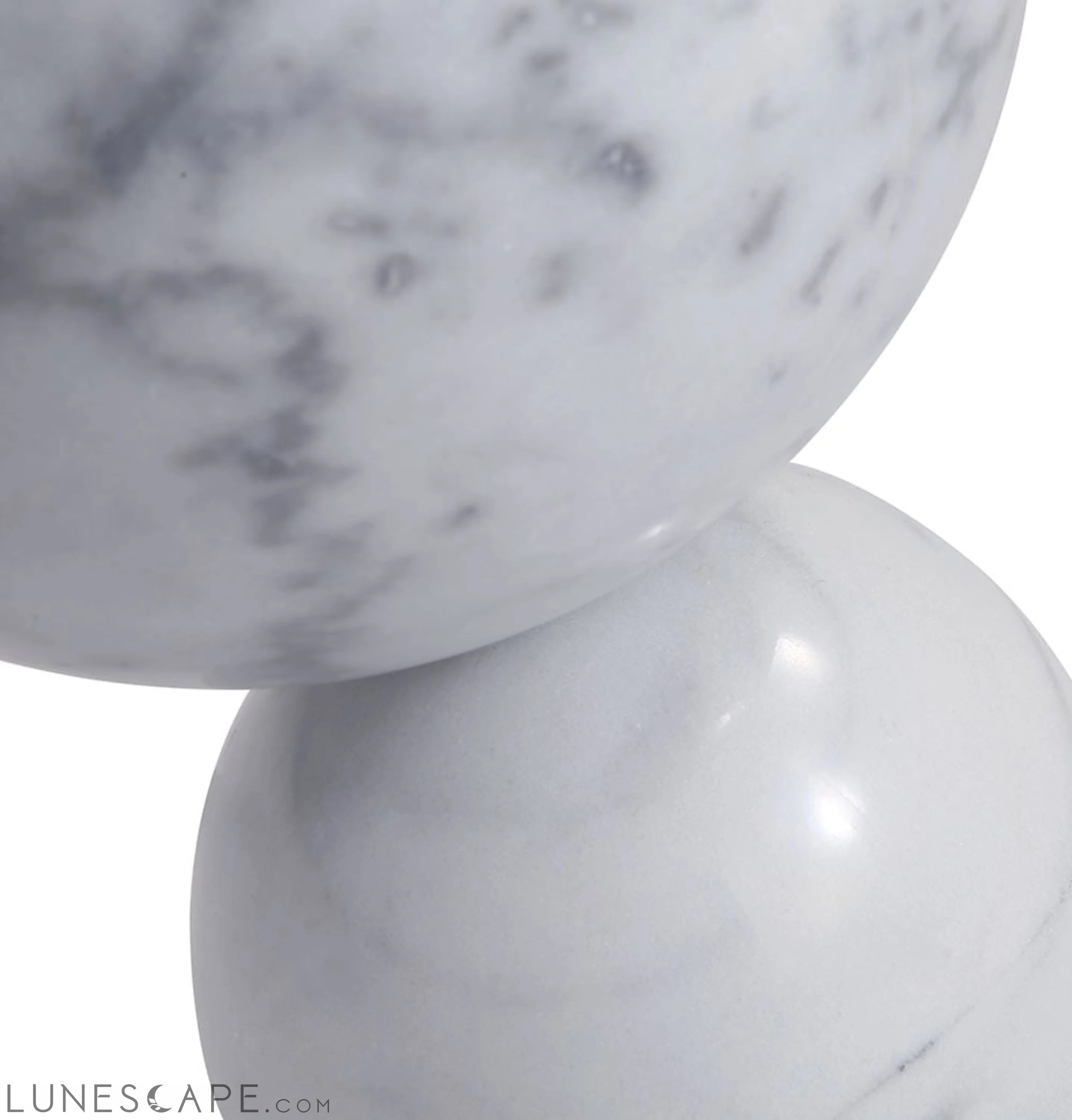 Pénélope Side Table - White Marble LUNESCAPE