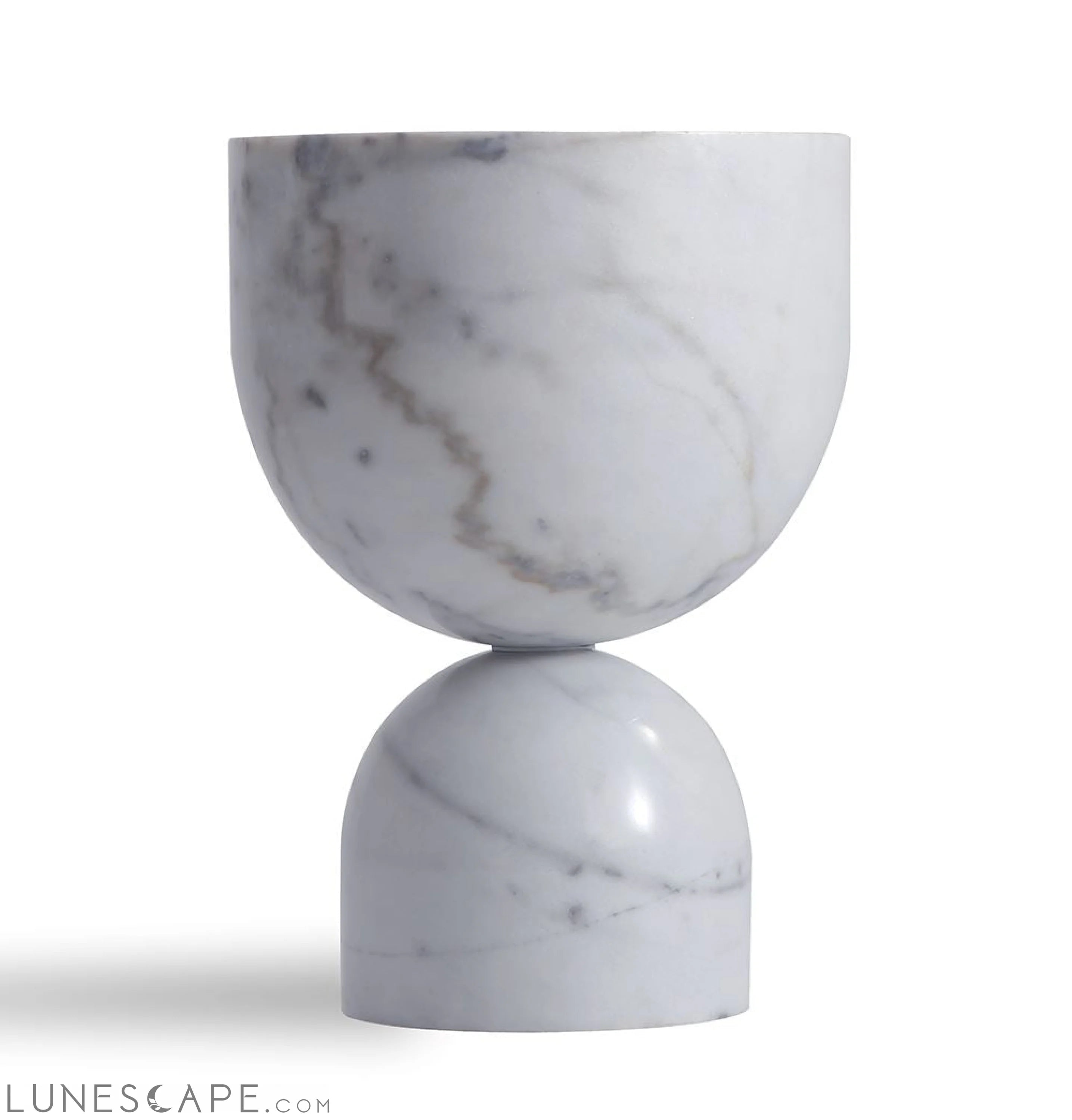 Pénélope Side Table - White Marble LUNESCAPE