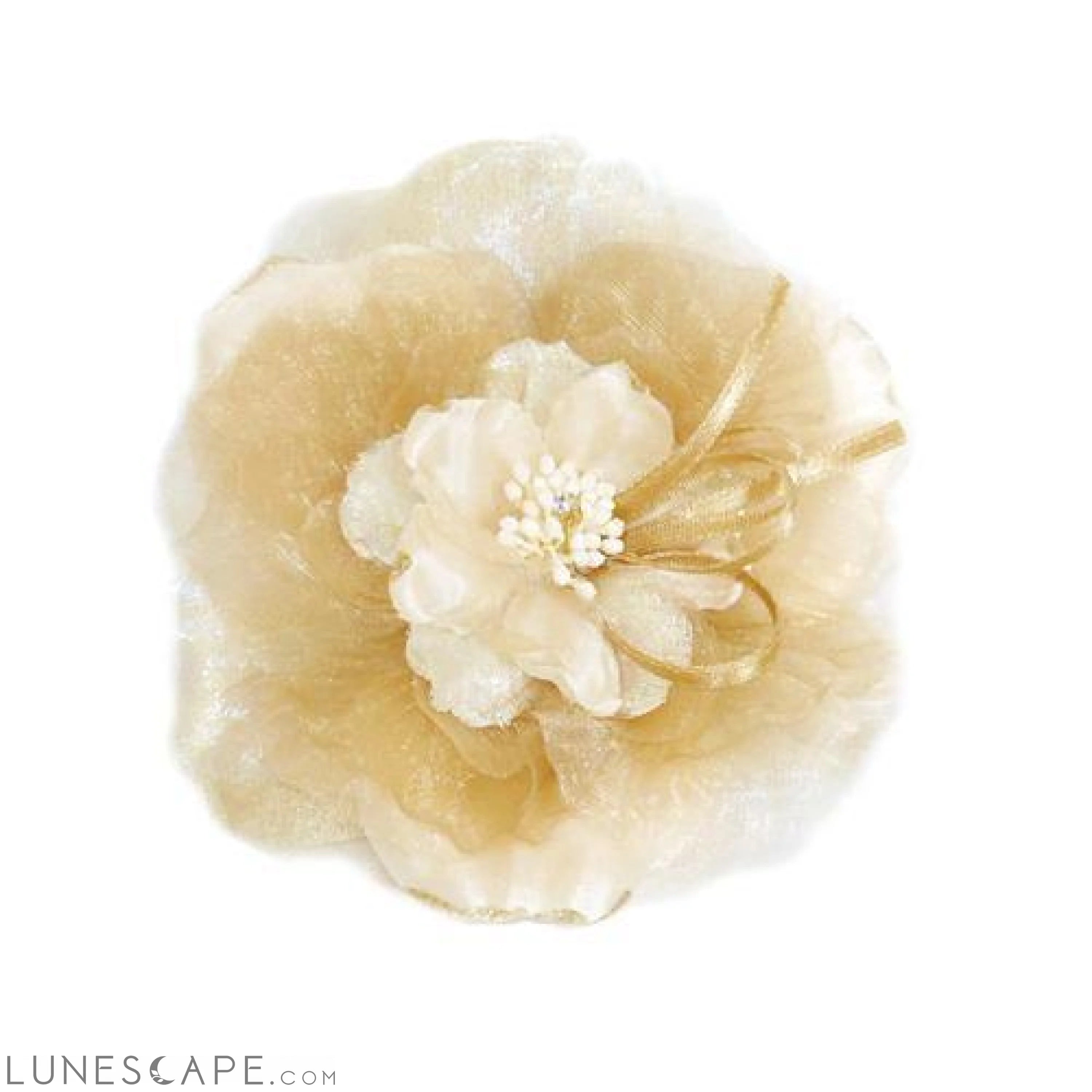 Peony Collar Flower - Gold LUNESCAPE