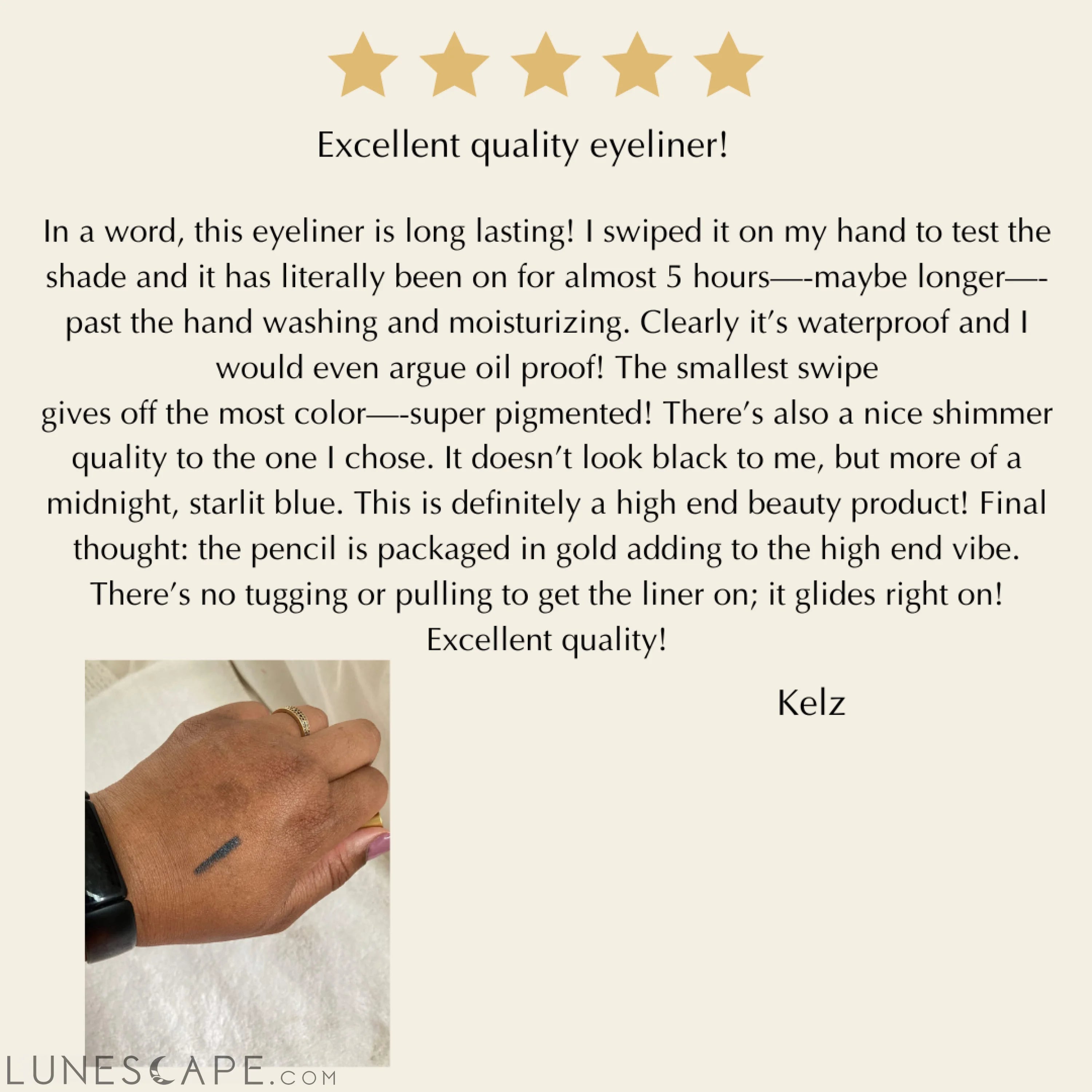 Perfect Glide-On Gel Eyeliner Pencil LUNESCAPE