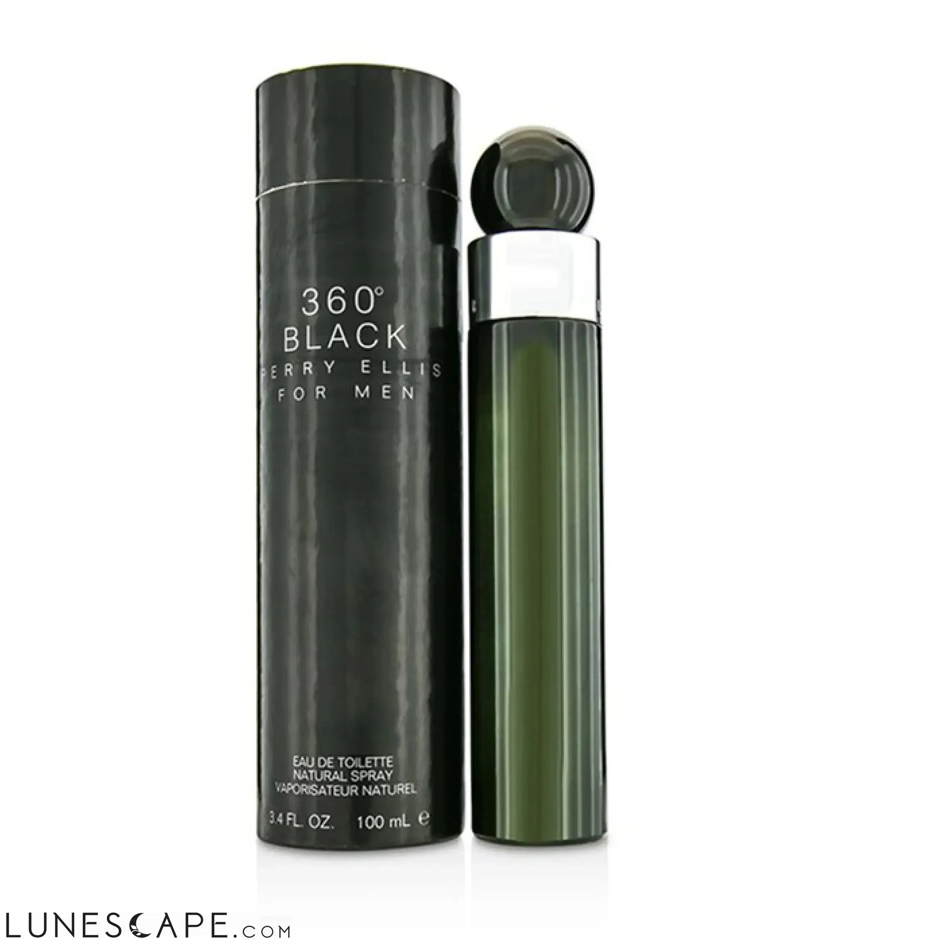 PERRY ELLIS - 360 Black Eau De Toilette Spray LUNESCAPE