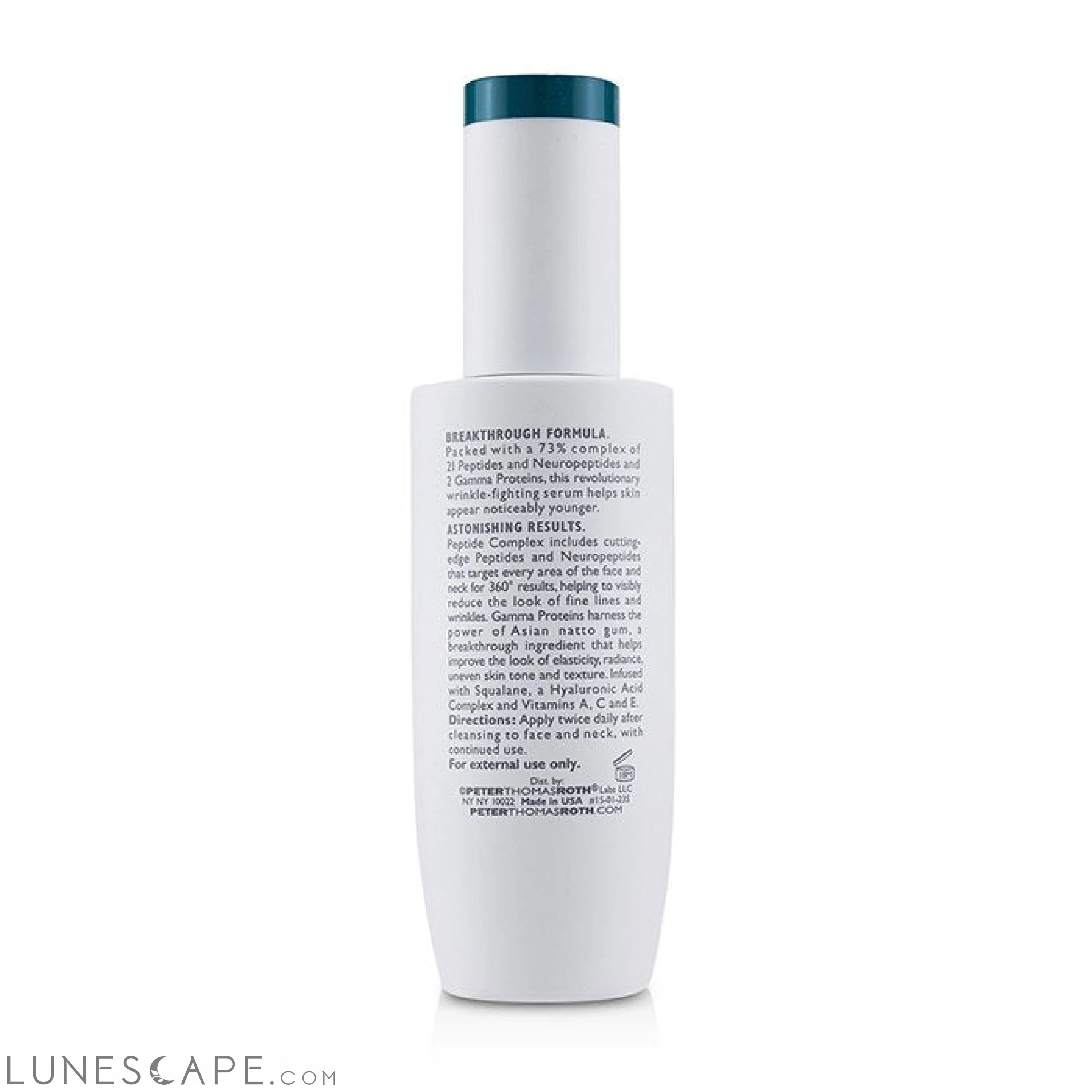 PETER THOMAS ROTH - Peptide 21 Wrinkle Resist Serum LUNESCAPE