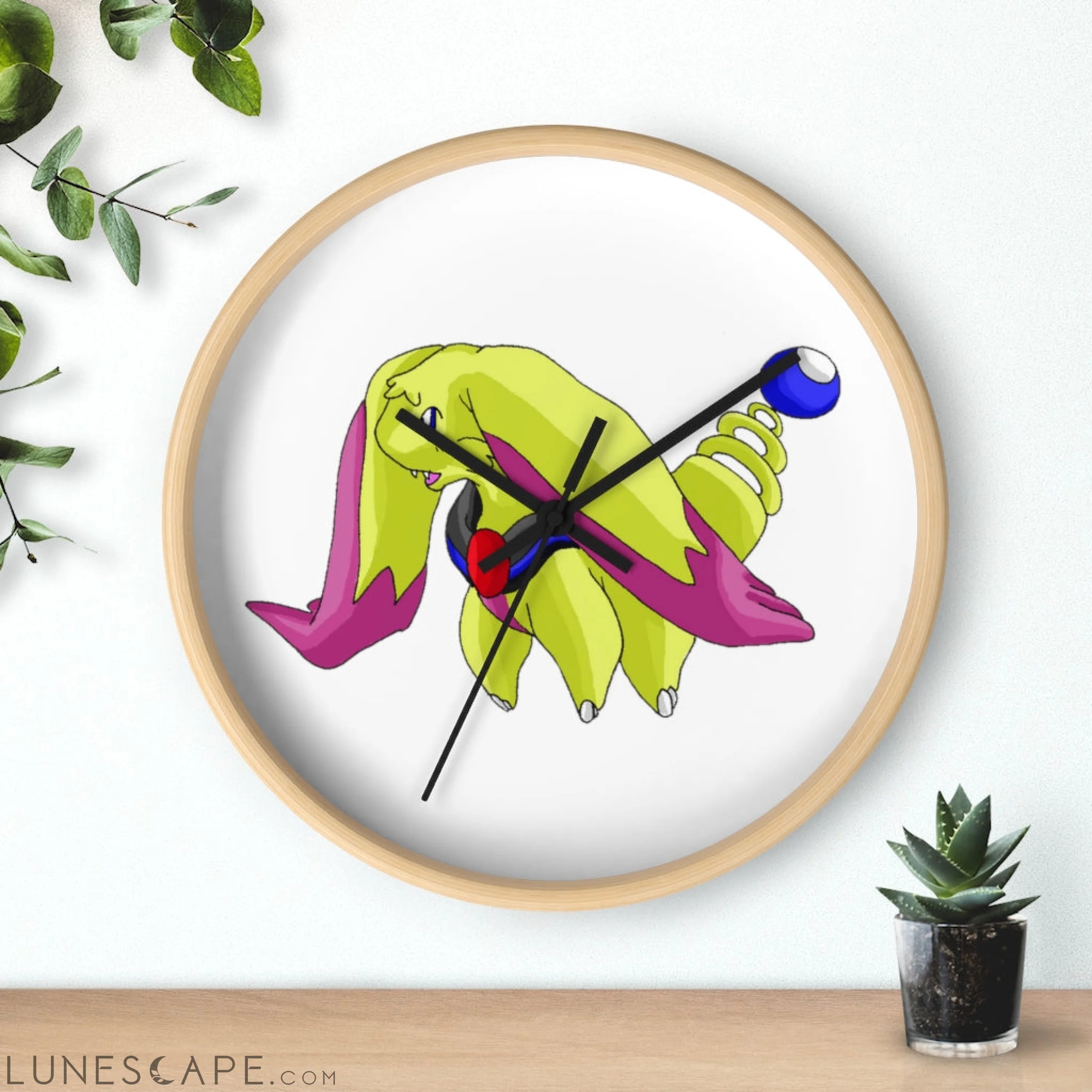 Phaffoff Wall clock LUNESCAPE