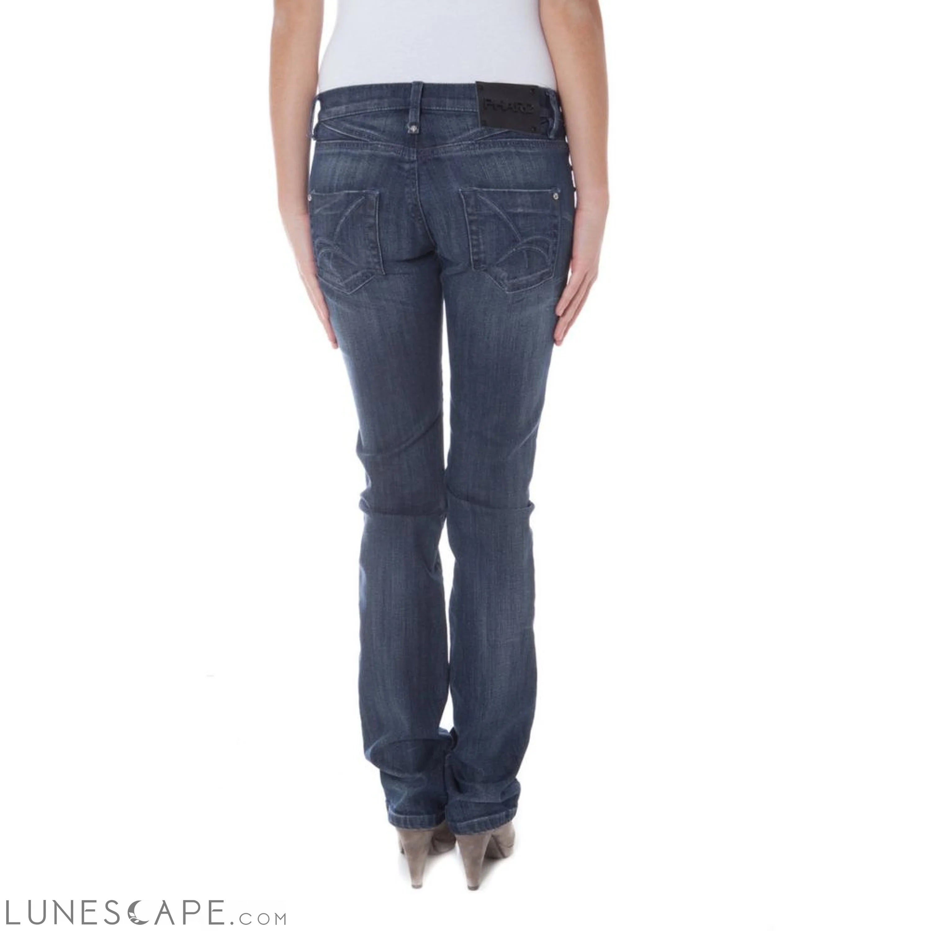 Phard Blue Cotton Jeans LUNESCAPE