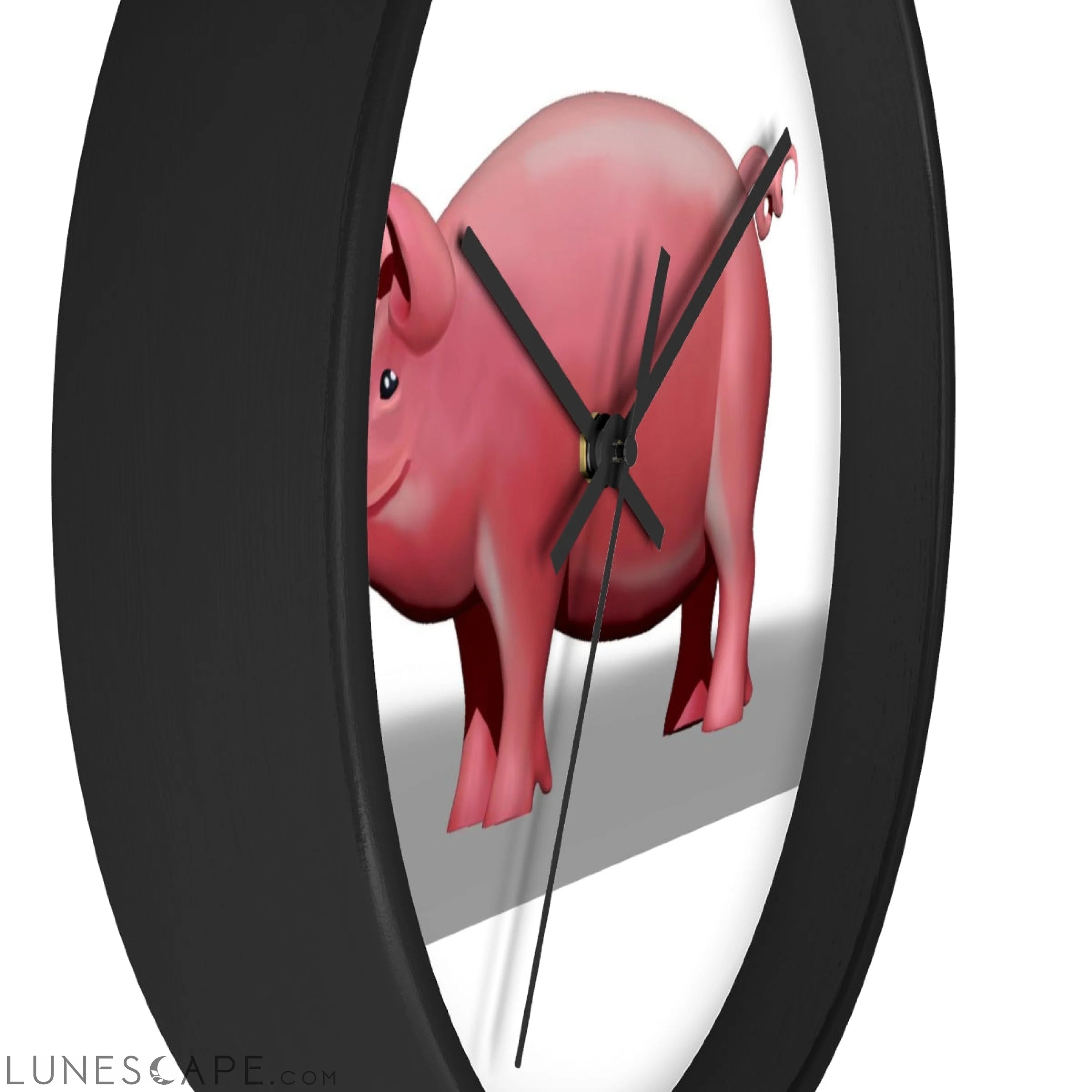 Pig Wall clock LUNESCAPE