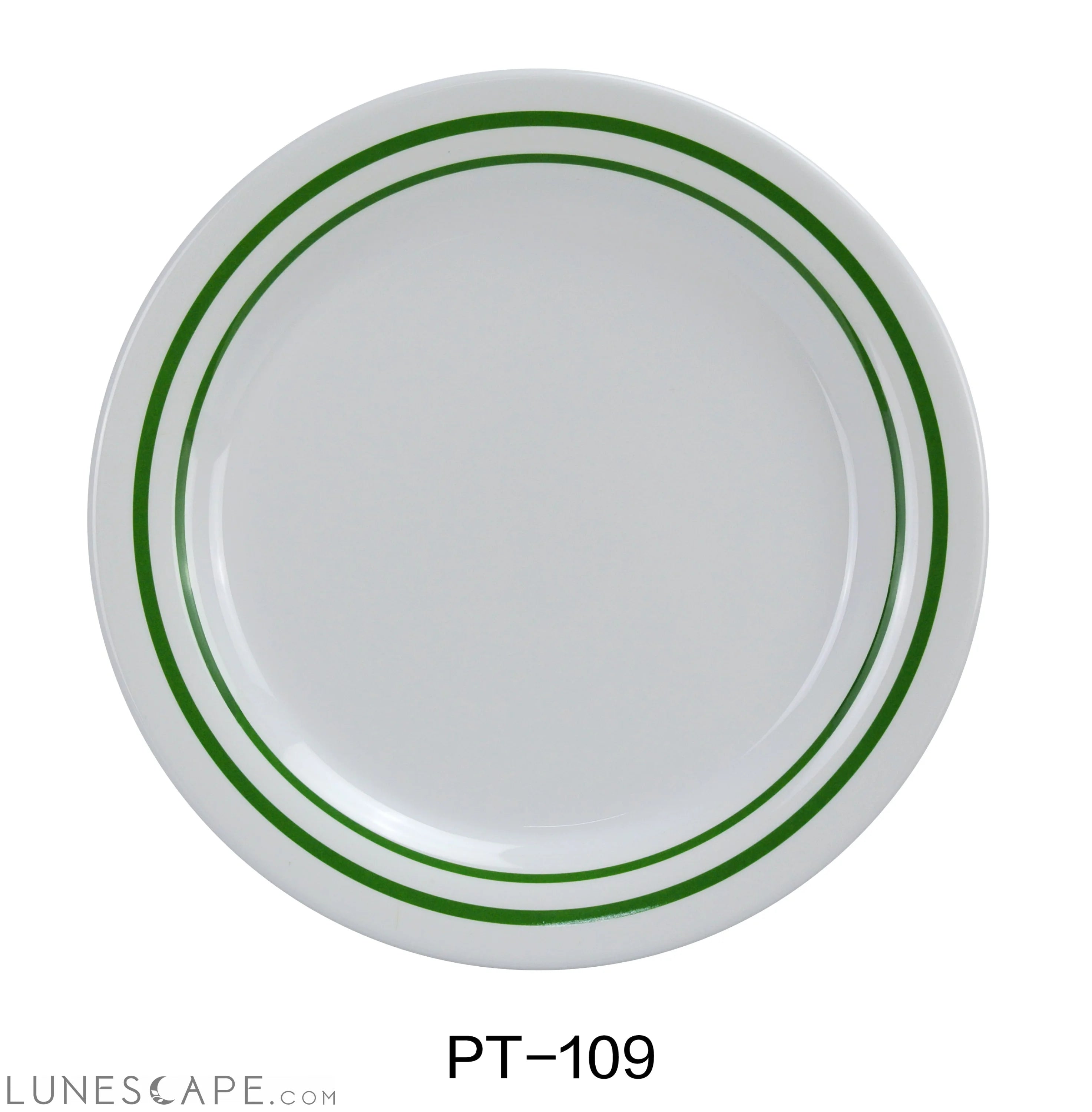 Pine Tree Round Dinner Plate LUNESCAPE