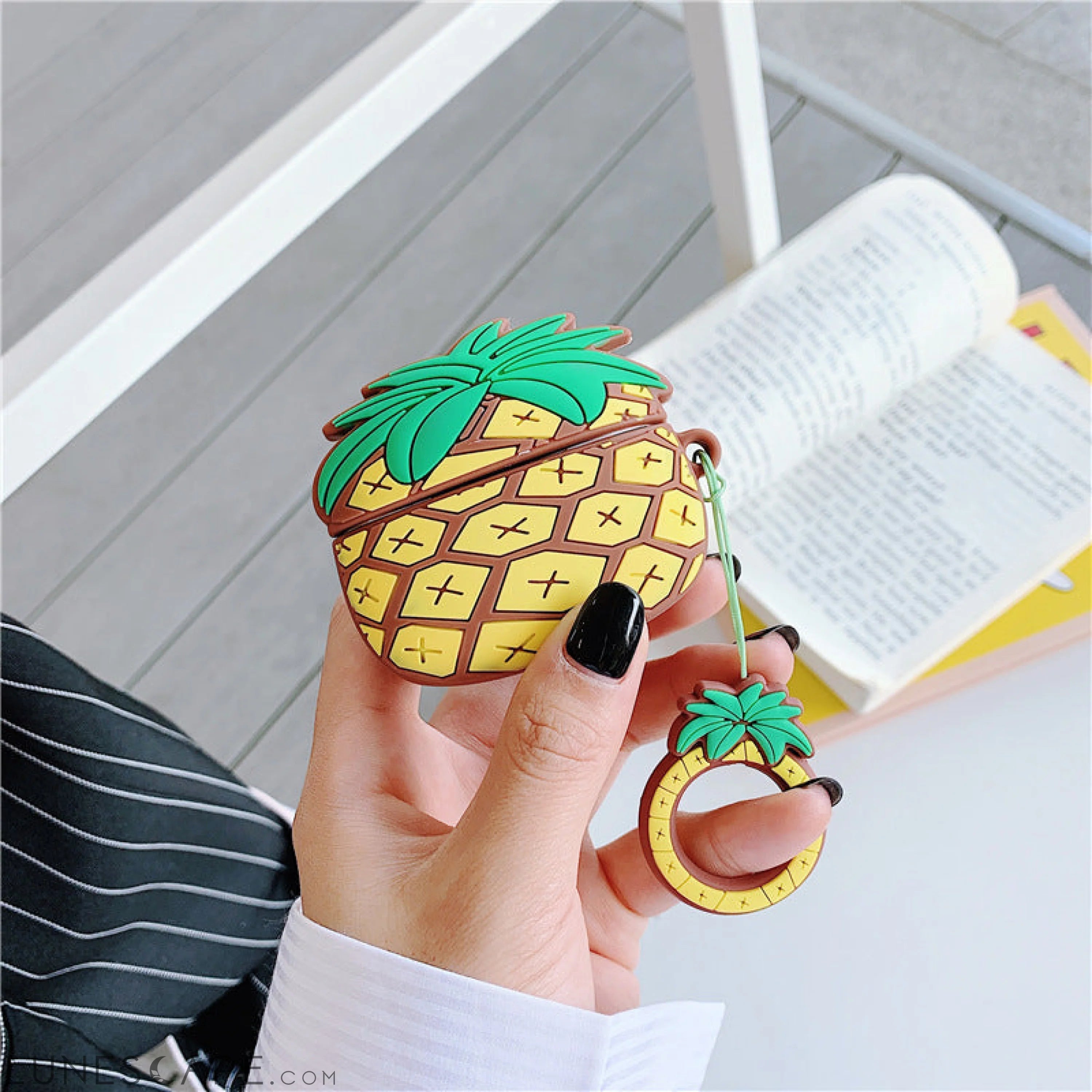 Pineapple AirPods Case Cartoon Protective Cover Soft LUNESCAPE