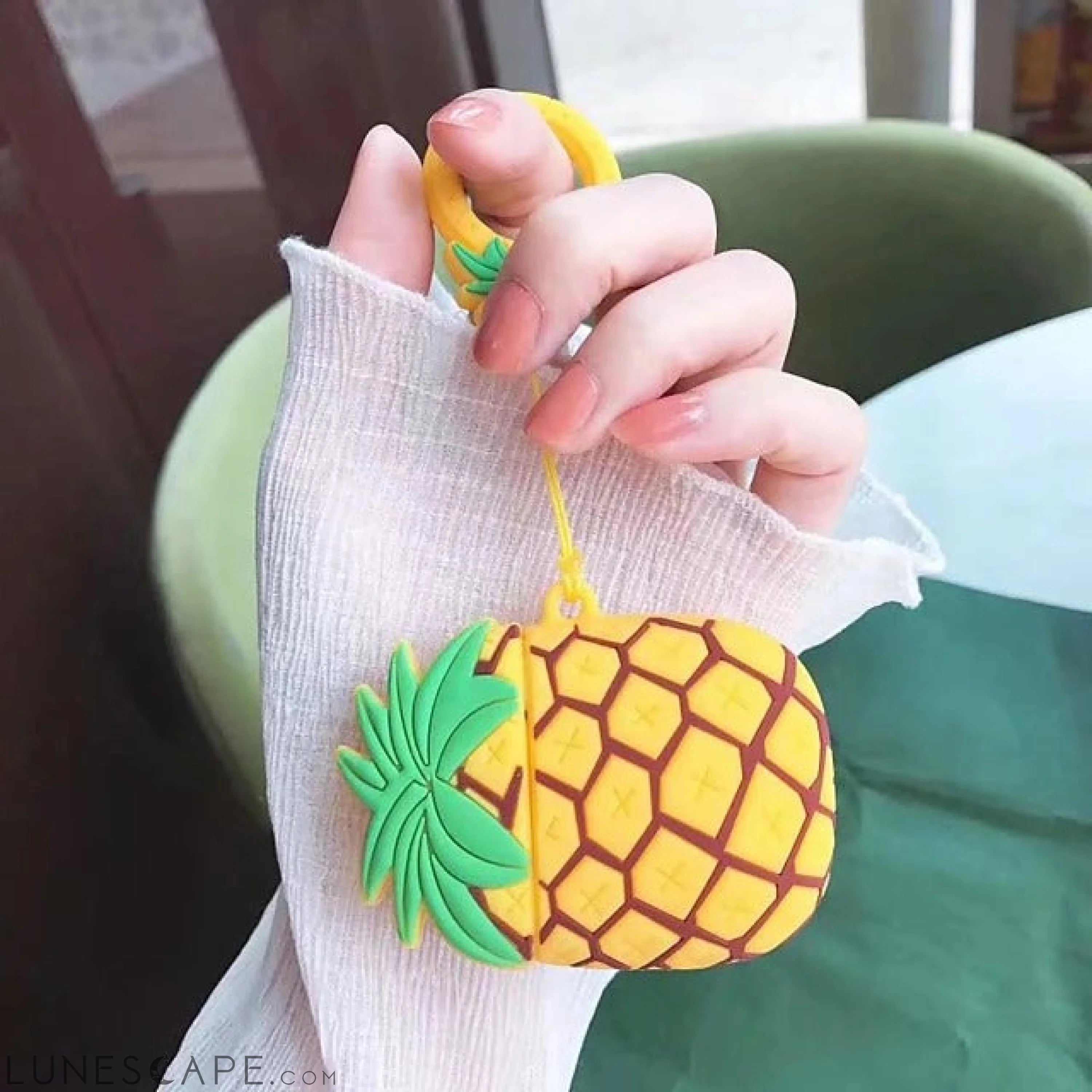 Pineapple AirPods Case Cartoon Protective Cover Soft LUNESCAPE