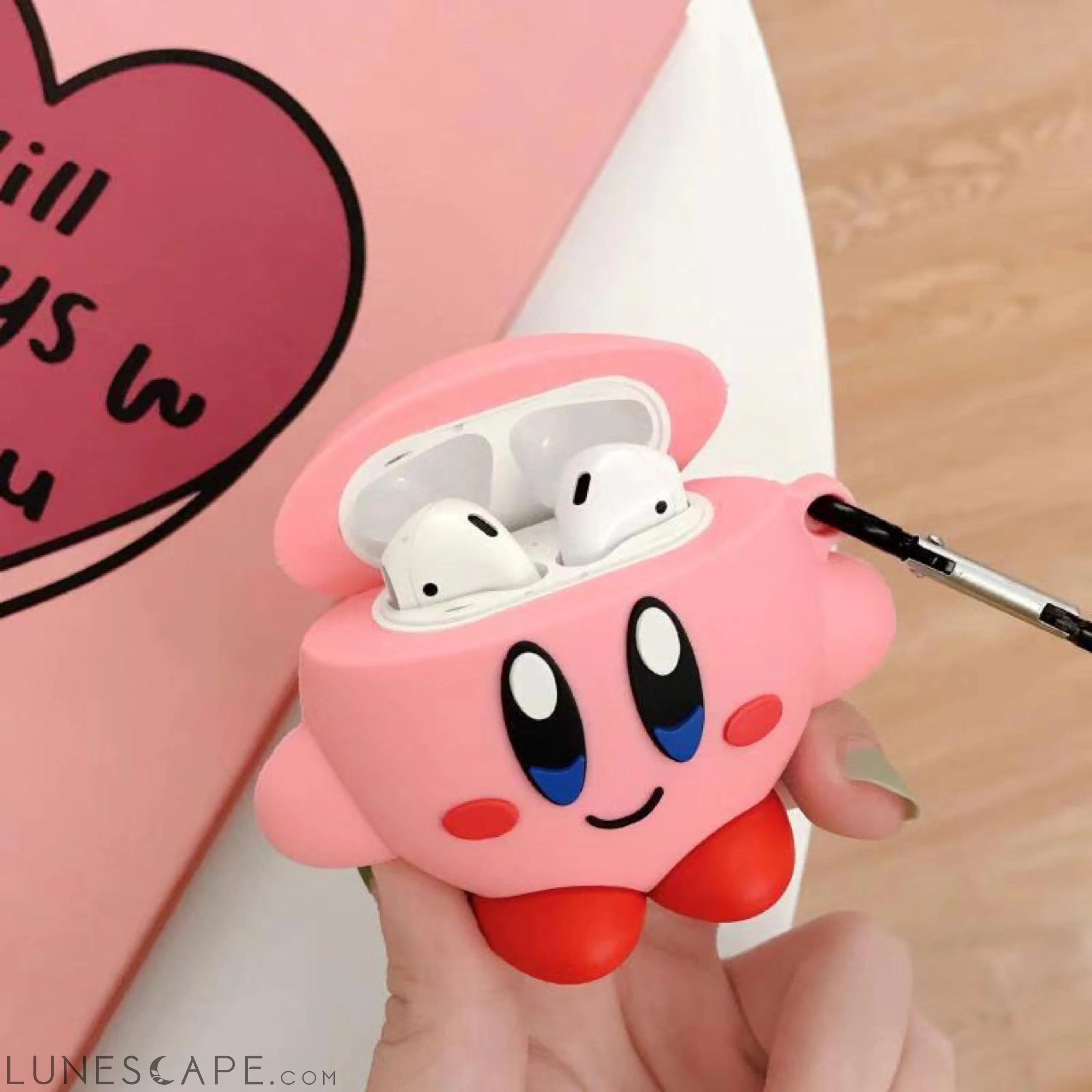 Pink Cutie AirPods Case LUNESCAPE