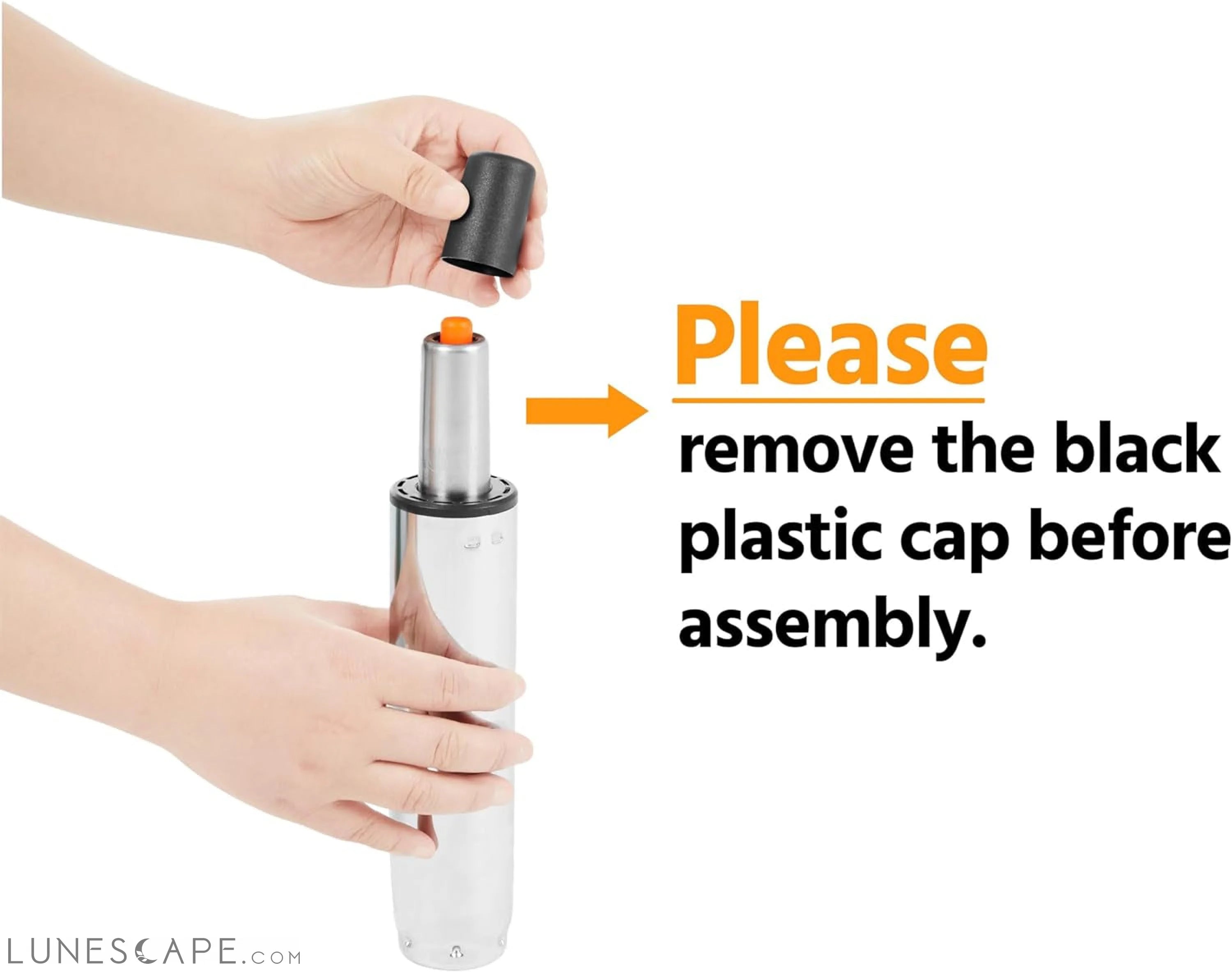 Pink Desk Chair Cute Velvet Chair for Home Office, Vanity Chair with LUNESCAPE