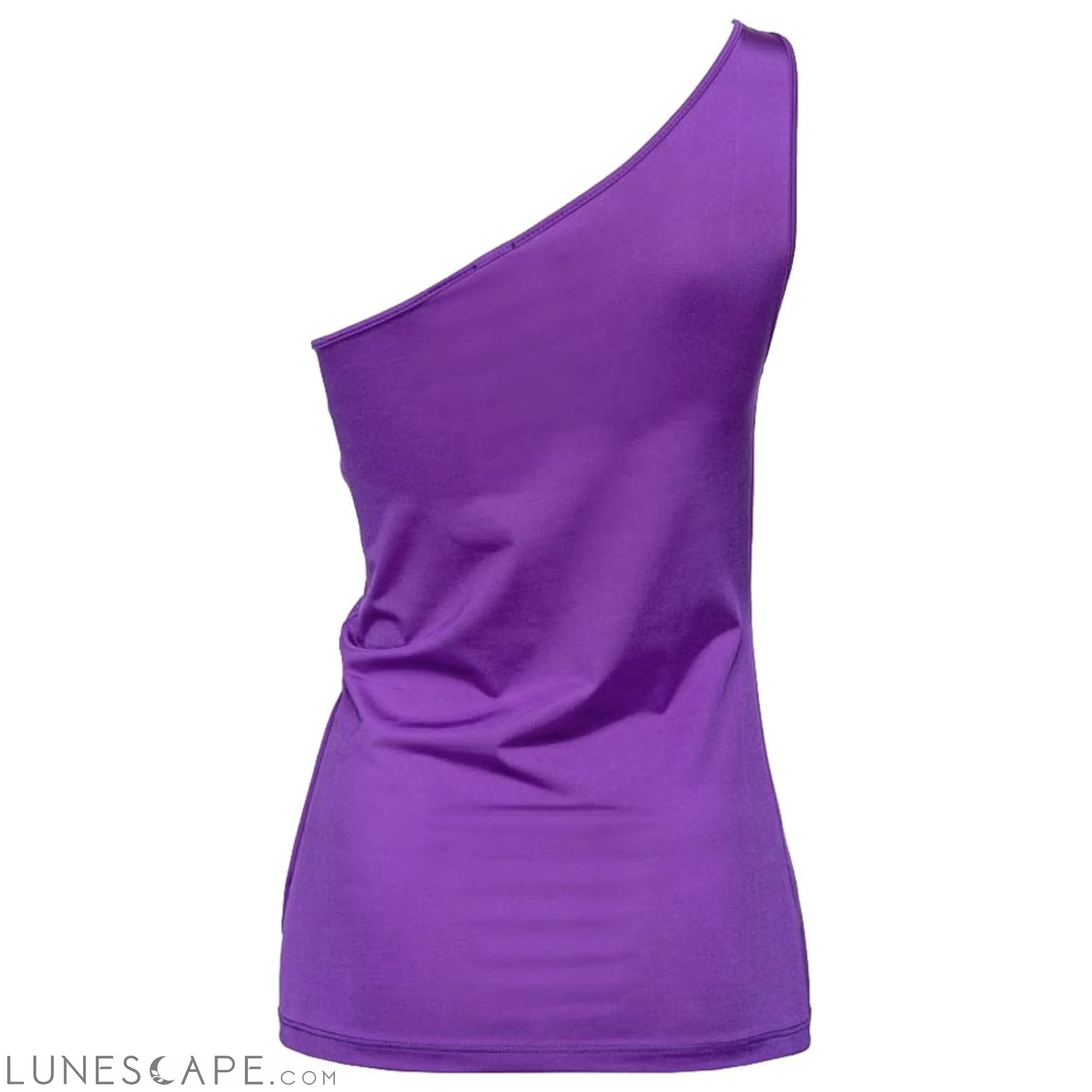 PINKO Purple Nylon Tops & T-Shirt LUNESCAPE