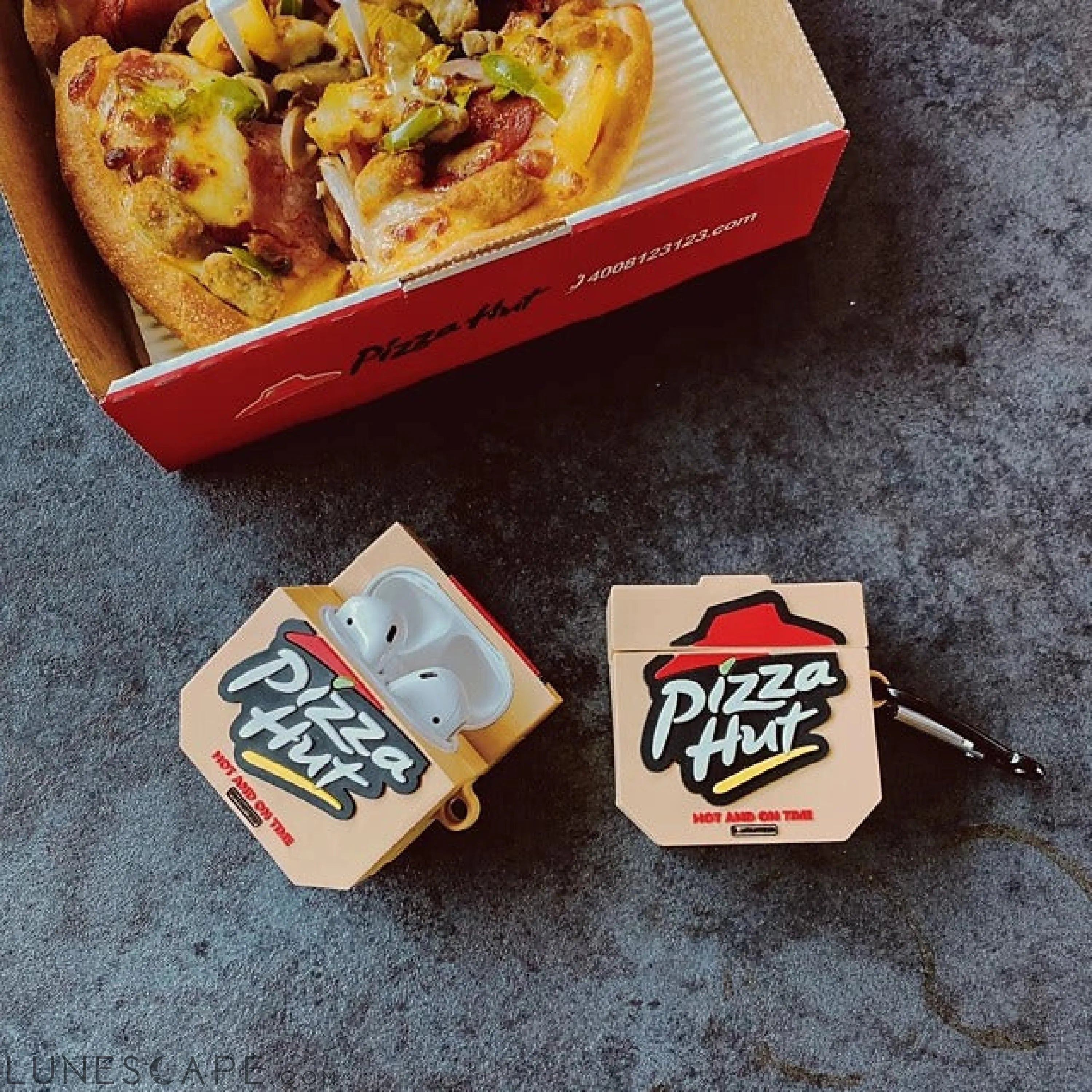 Pizza Hut AirPods Pro case LUNESCAPE