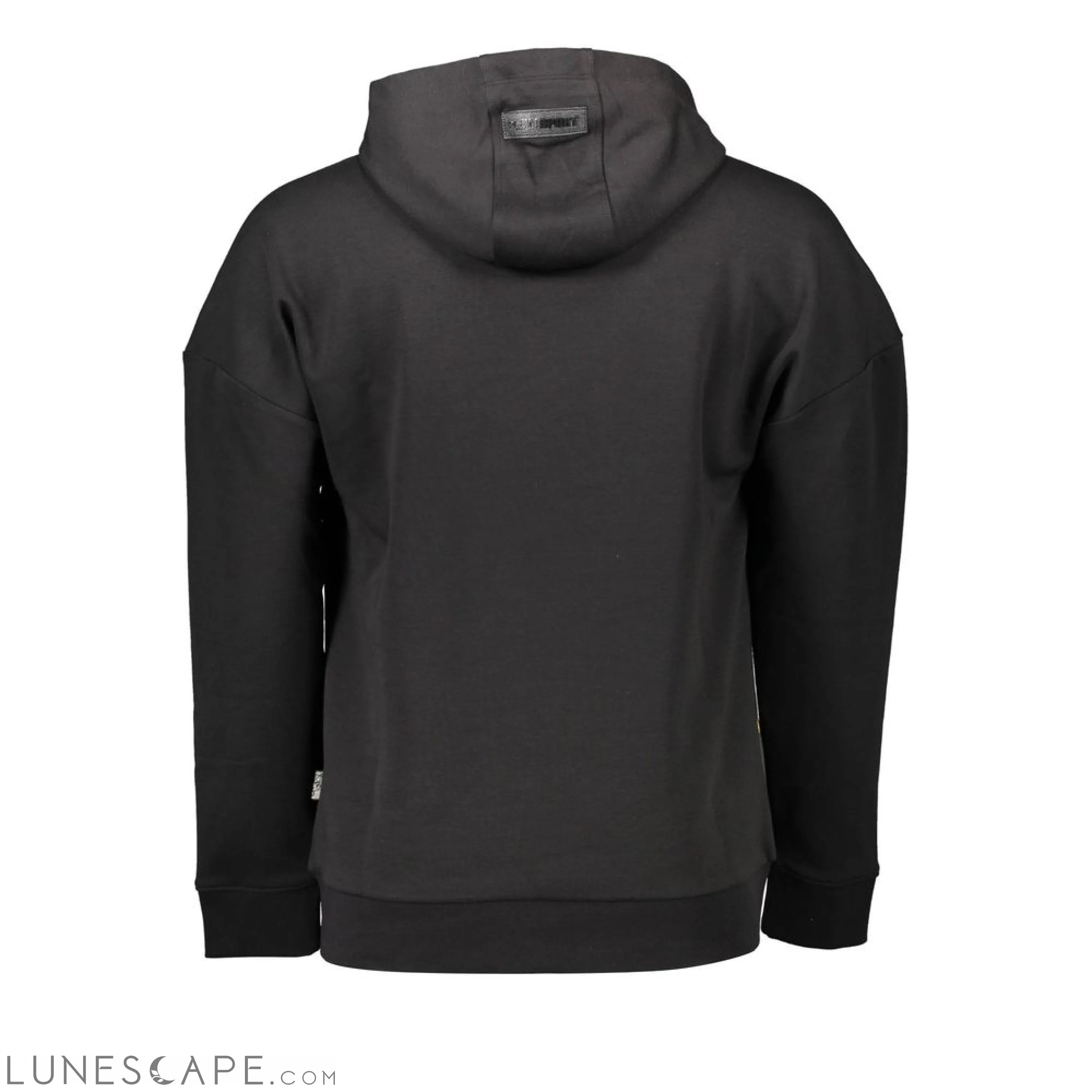 Plein Sport Black Cotton Men Sweater LUNESCAPE