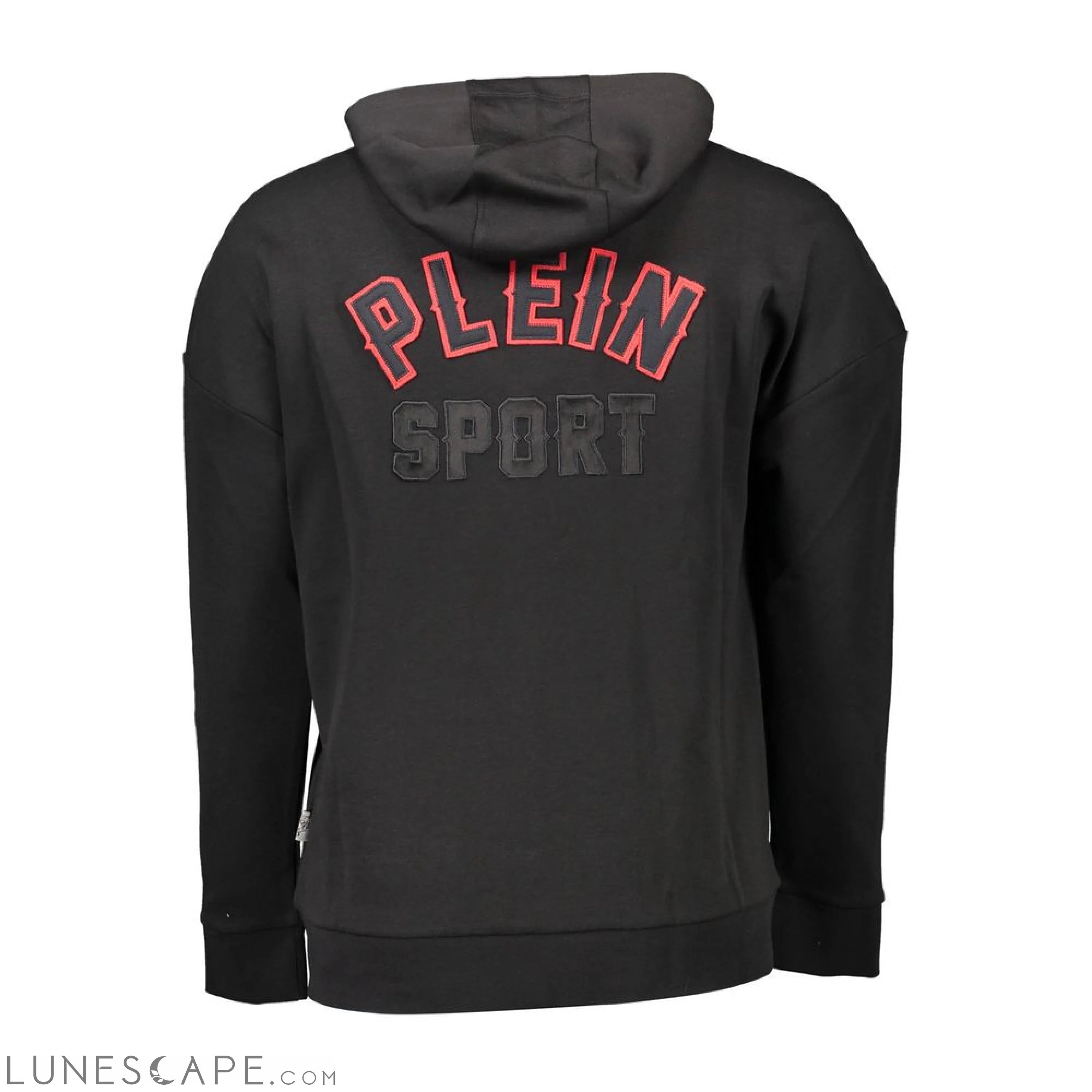 Plein Sport Black Cotton Men Sweater LUNESCAPE