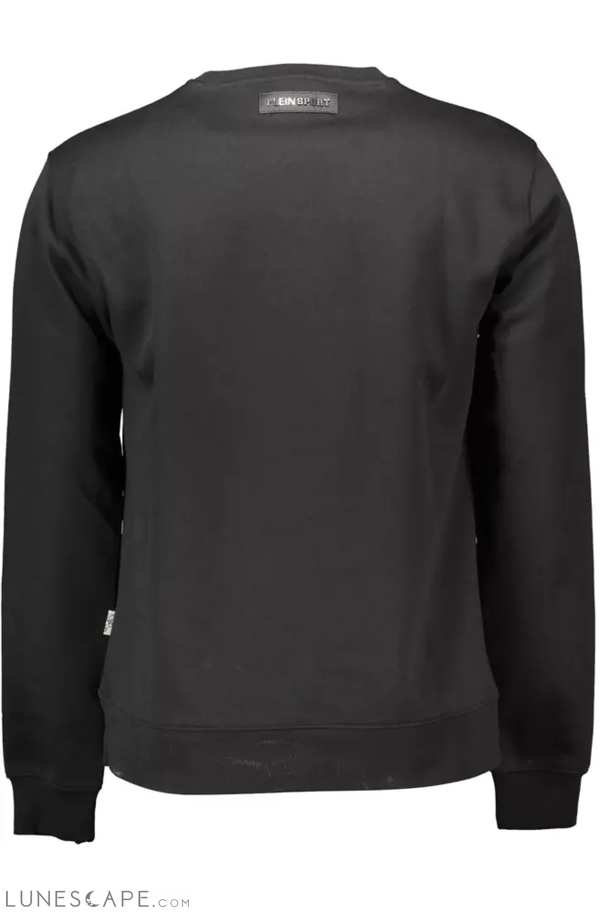 Plein Sport Black Cotton Men Sweater LUNESCAPE