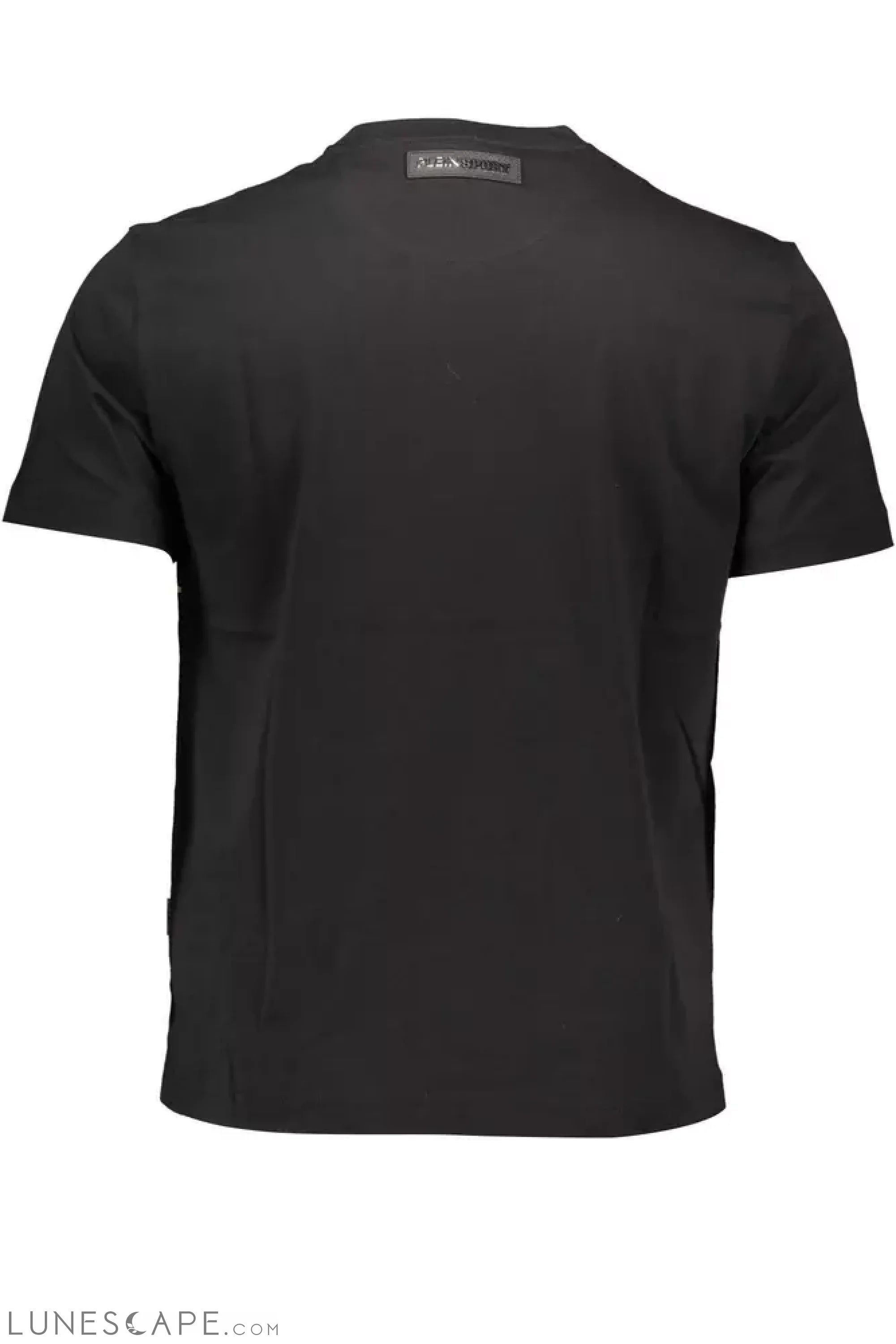 Plein Sport Black Cotton Men T-Shirt LUNESCAPE