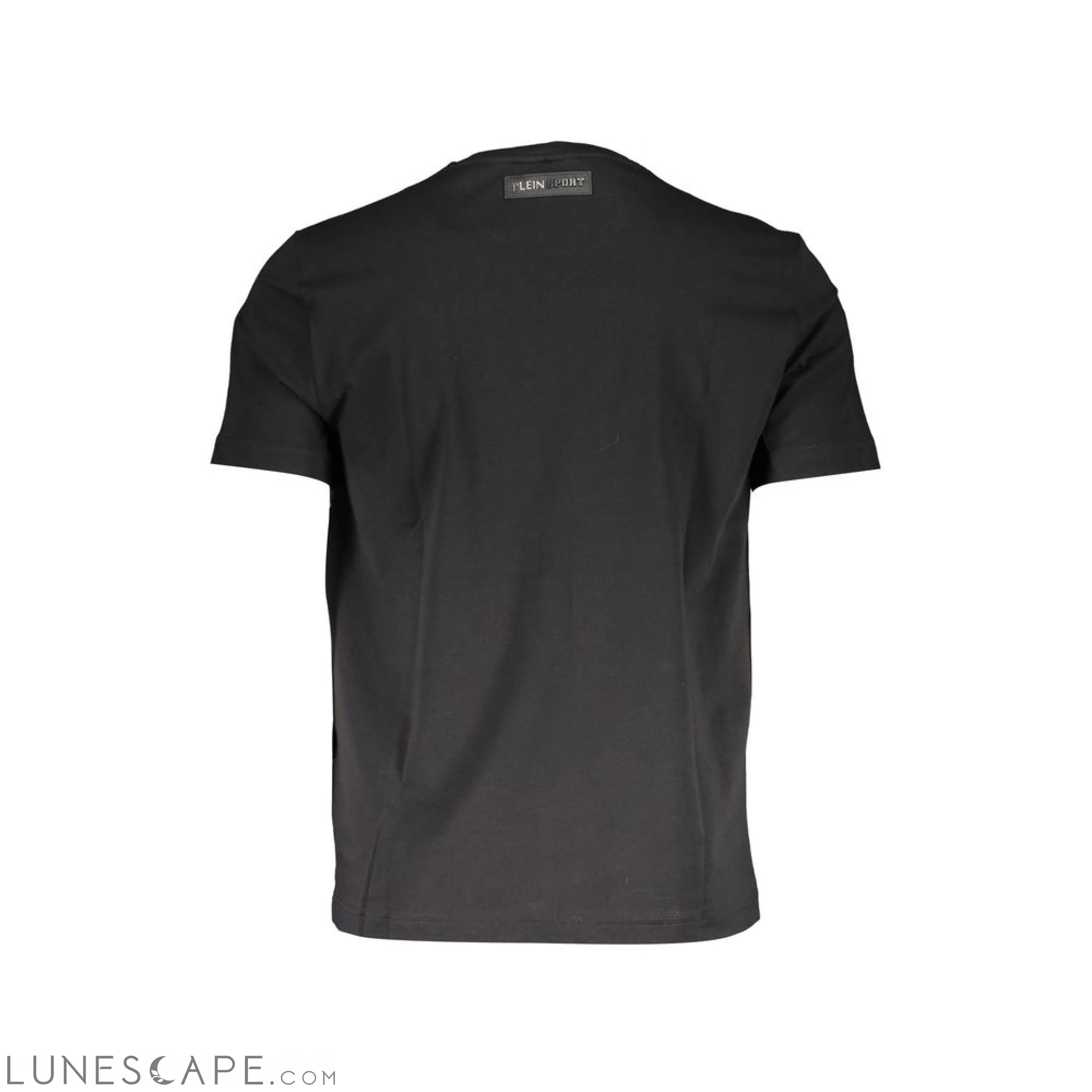 Plein Sport Black Cotton Men TShirt LUNESCAPE