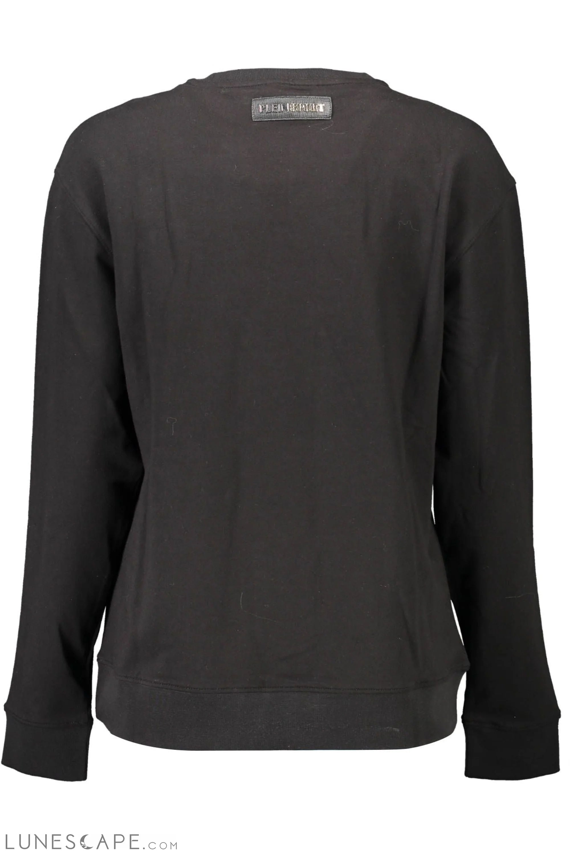 Plein Sport Black Cotton Women Sweatshirt LUNESCAPE