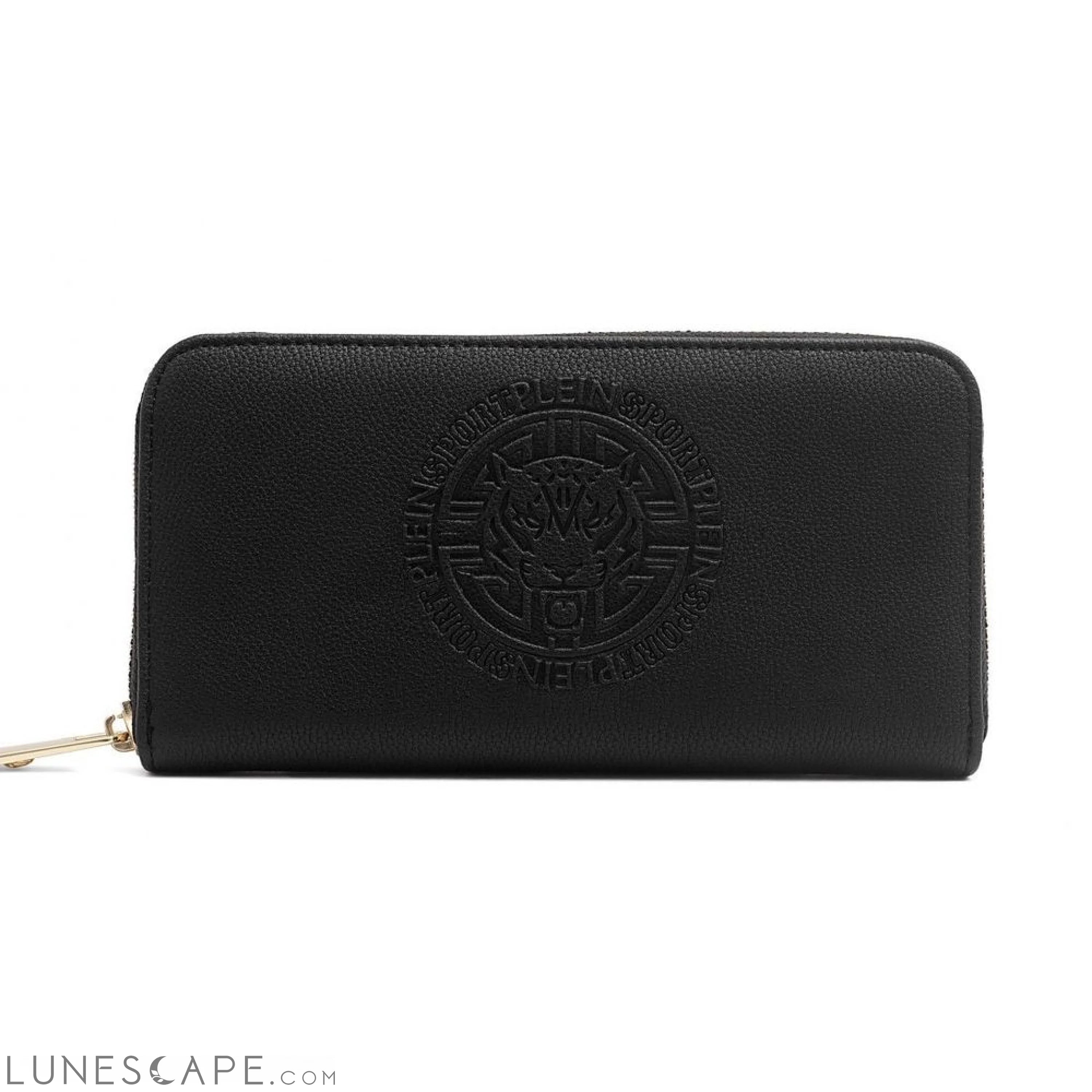 Plein Sport Black Polyester Women Wallet LUNESCAPE